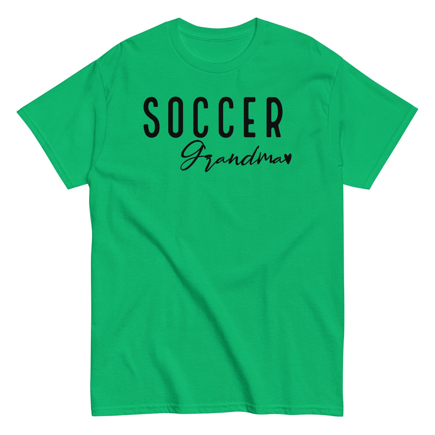 Soccer Grandma Shirt – Cute Soccer Grandmother T-Shirt Irish Green / S Spirit Gear Collective T-Shirt