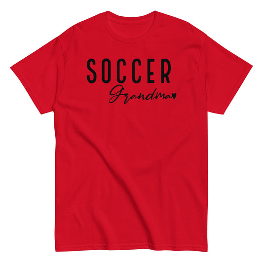 Soccer Grandma Shirt – Cute Soccer Grandmother T-Shirt Red / S Spirit Gear Collective T-Shirt