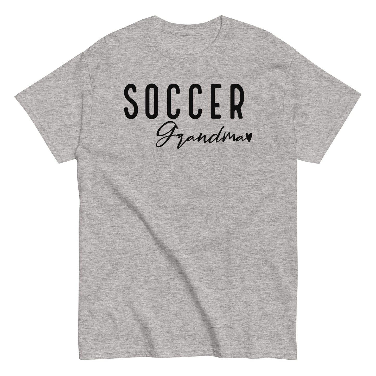 Soccer Grandma Shirt – Cute Soccer Grandmother T-Shirt Sport Grey / S Spirit Gear Collective T-Shirt