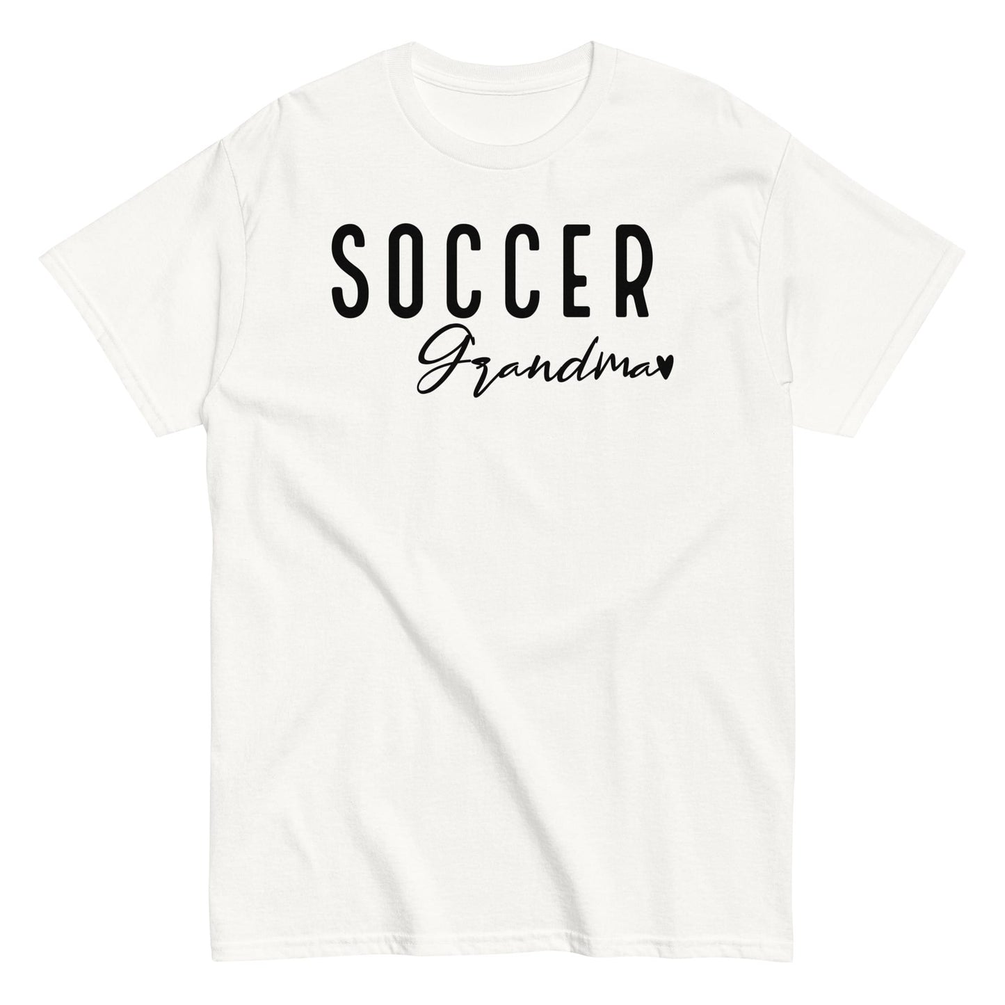 Soccer Grandma Shirt – Cute Soccer Grandmother T-Shirt White / S Spirit Gear Collective T-Shirt