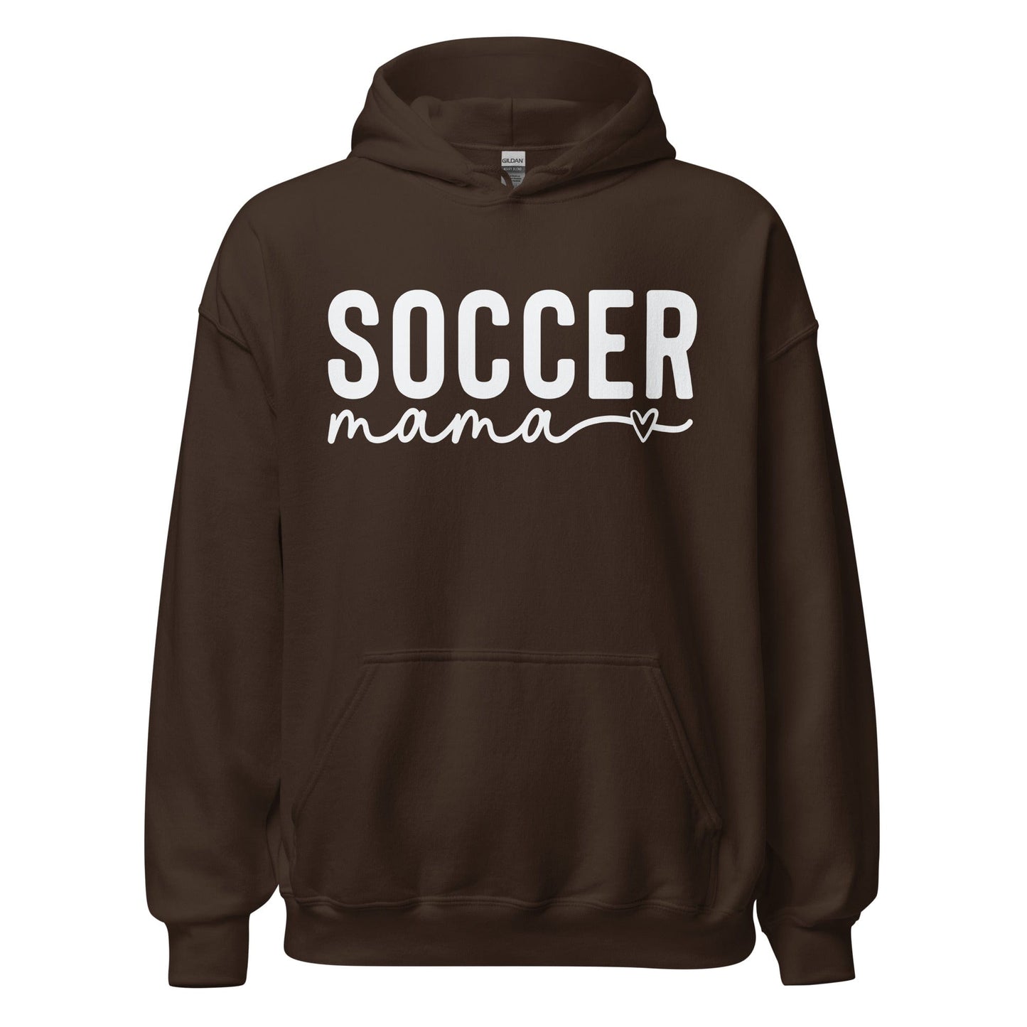 Soccer Mama Hoodie Dark Chocolate / S Spirit Gear Collective Hoodie