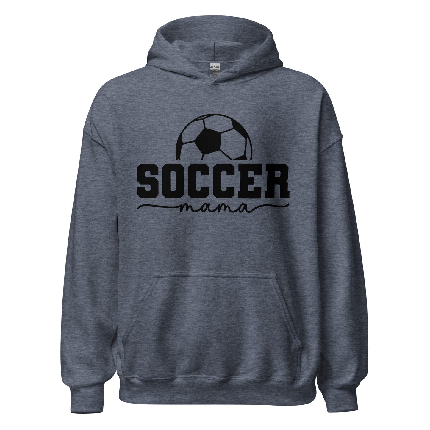 Soccer Mama Hoodie Heather Sport Dark Navy / S Spirit Gear Collective Hoodie