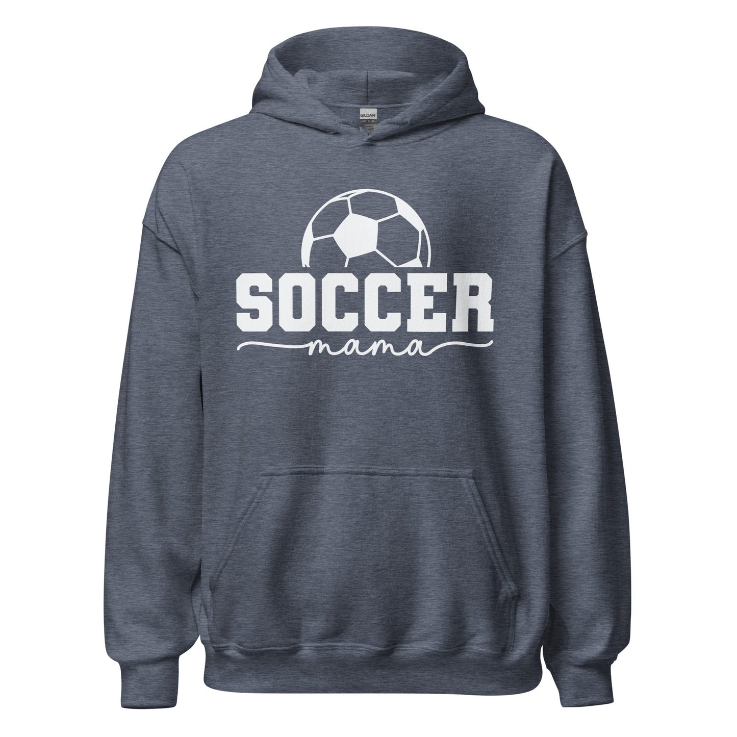 Soccer Mama Hoodie Heather Sport Dark Navy / S Spirit Gear Collective Hoodie