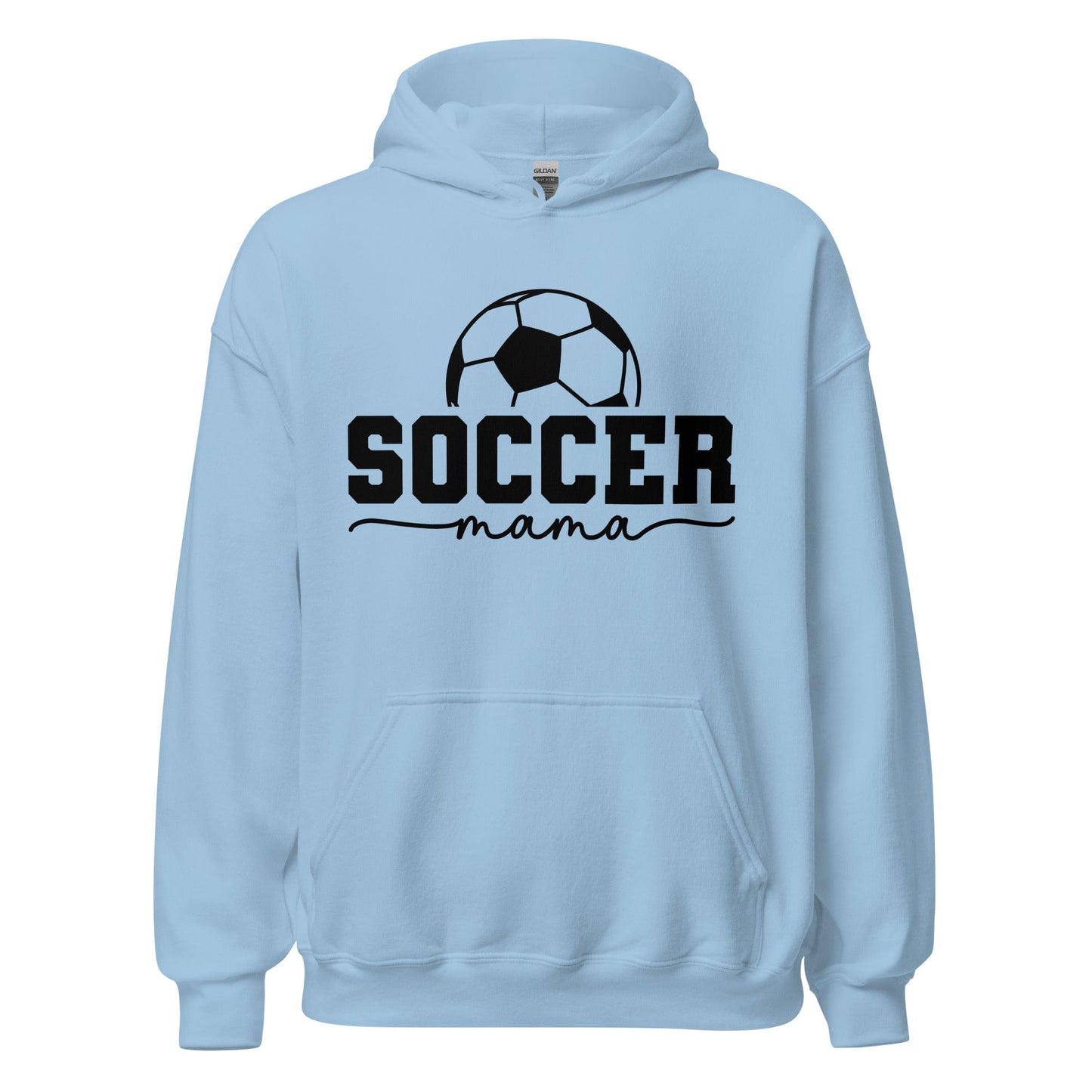 Soccer Mama Hoodie Light Blue / S Spirit Gear Collective Hoodie