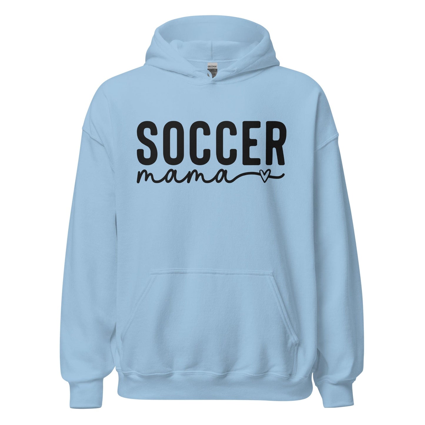Soccer Mama Hoodie Light Blue / S Spirit Gear Collective Hoodie