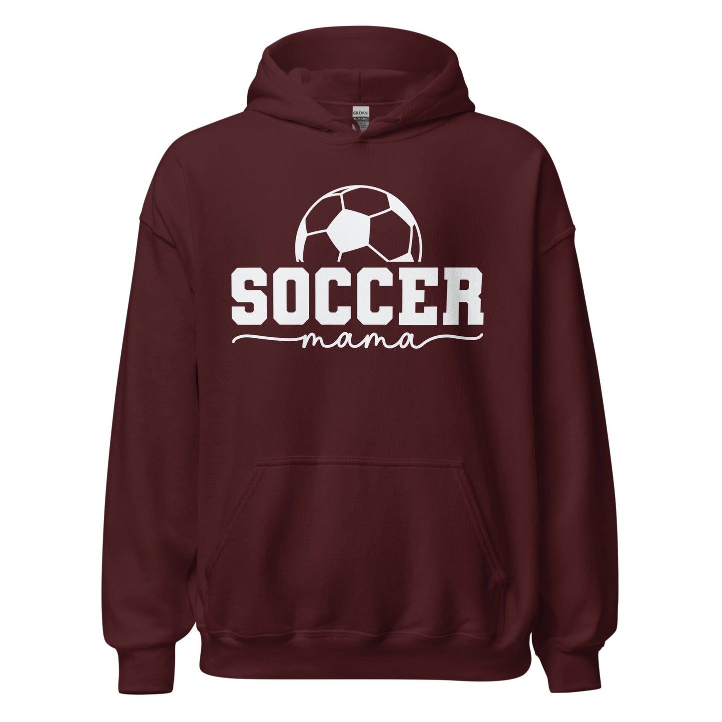 Soccer Mama Hoodie Maroon / S Spirit Gear Collective Hoodie