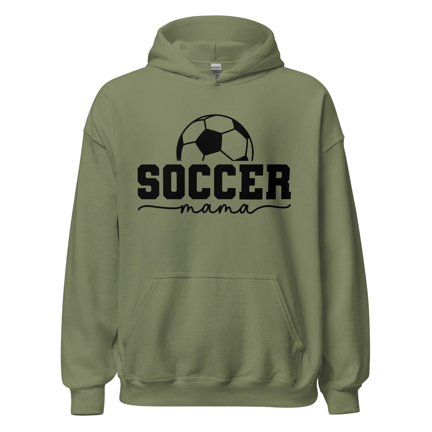 Soccer Mama Hoodie Military Green / S Spirit Gear Collective Hoodie