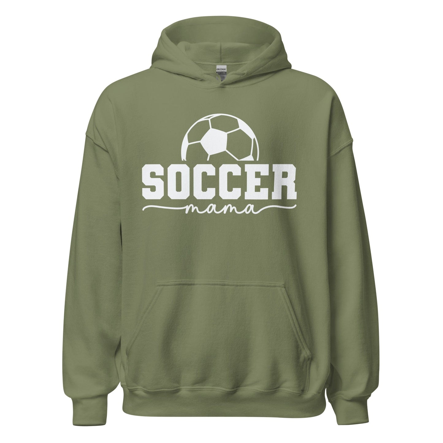 Soccer Mama Hoodie Military Green / S Spirit Gear Collective Hoodie