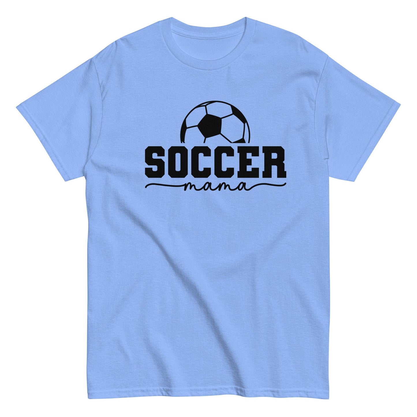 Soccer Mama T-Shirt Carolina Blue / S Spirit Gear Collective T-Shirt