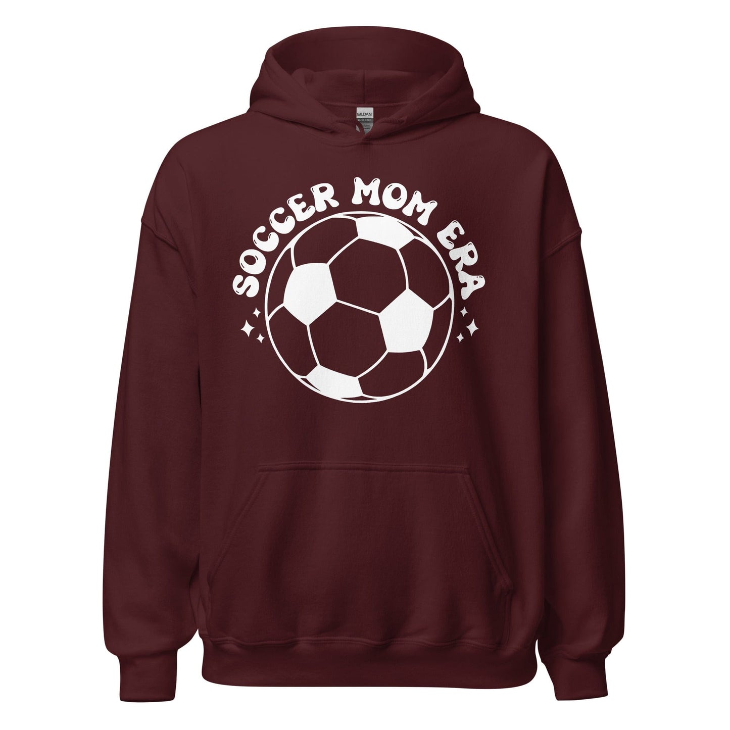 Soccer Mom Era Hoodie Maroon / S Spirit Gear Collective Hoodie