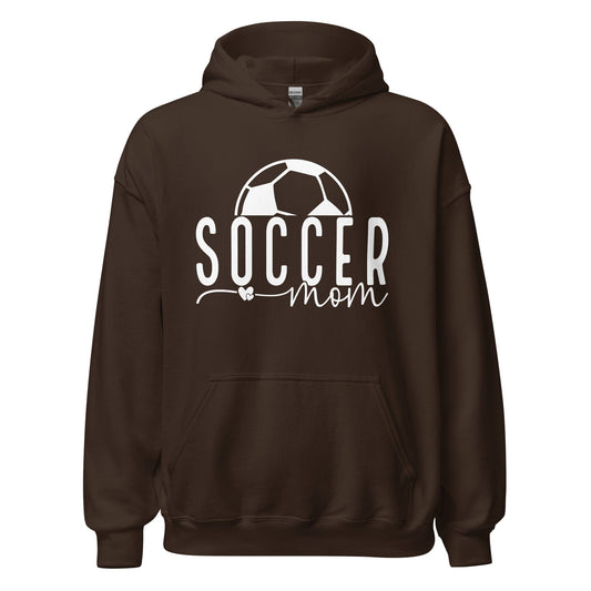 Soccer Mom Hoodie Dark Chocolate / S Spirit Gear Collective Hoodie