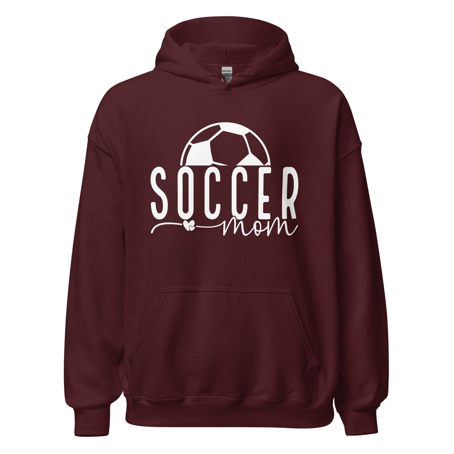 Soccer Mom Hoodie Maroon / S Spirit Gear Collective Hoodie