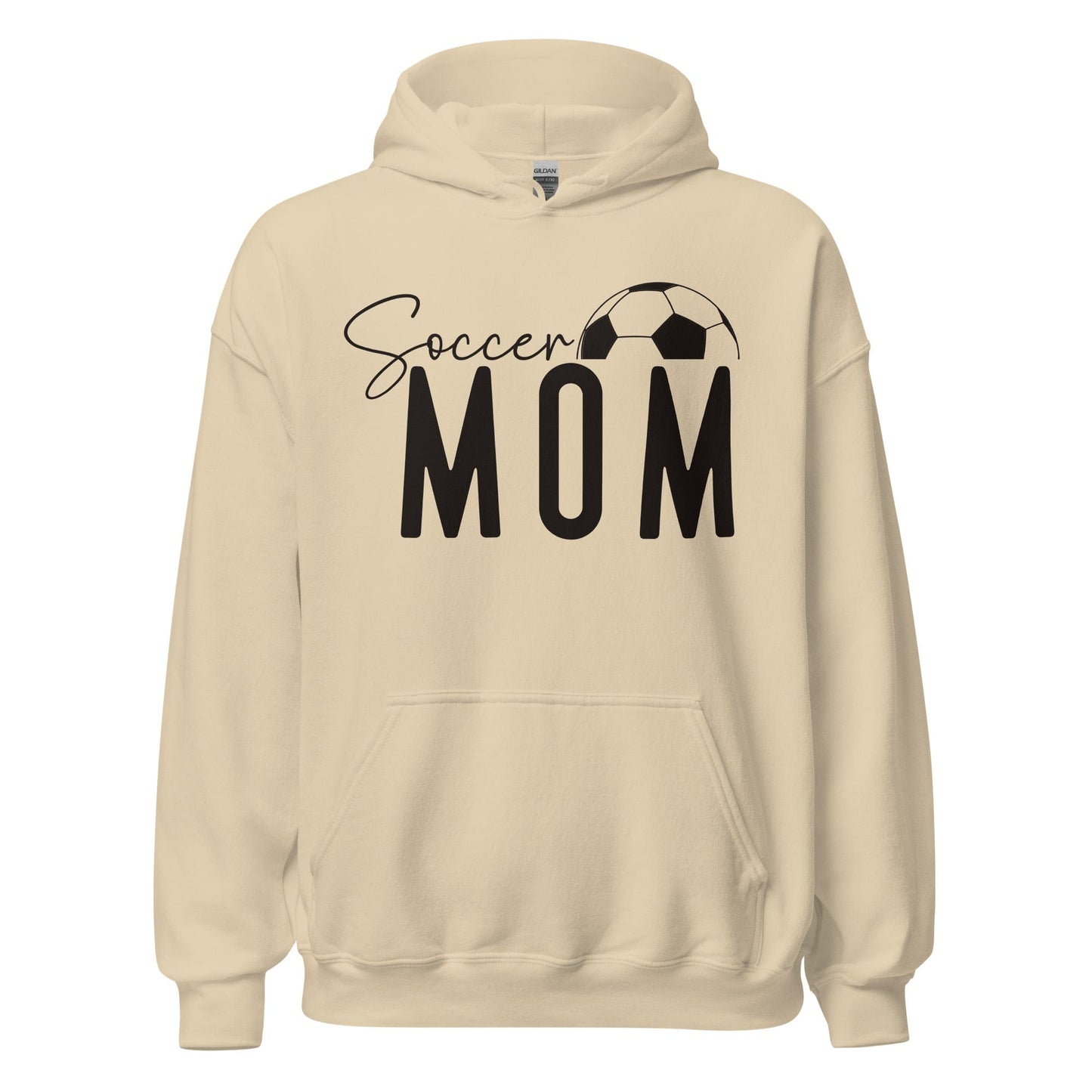 Soccer Mom Hoodie Sand / S Spirit Gear Collective Hoodie