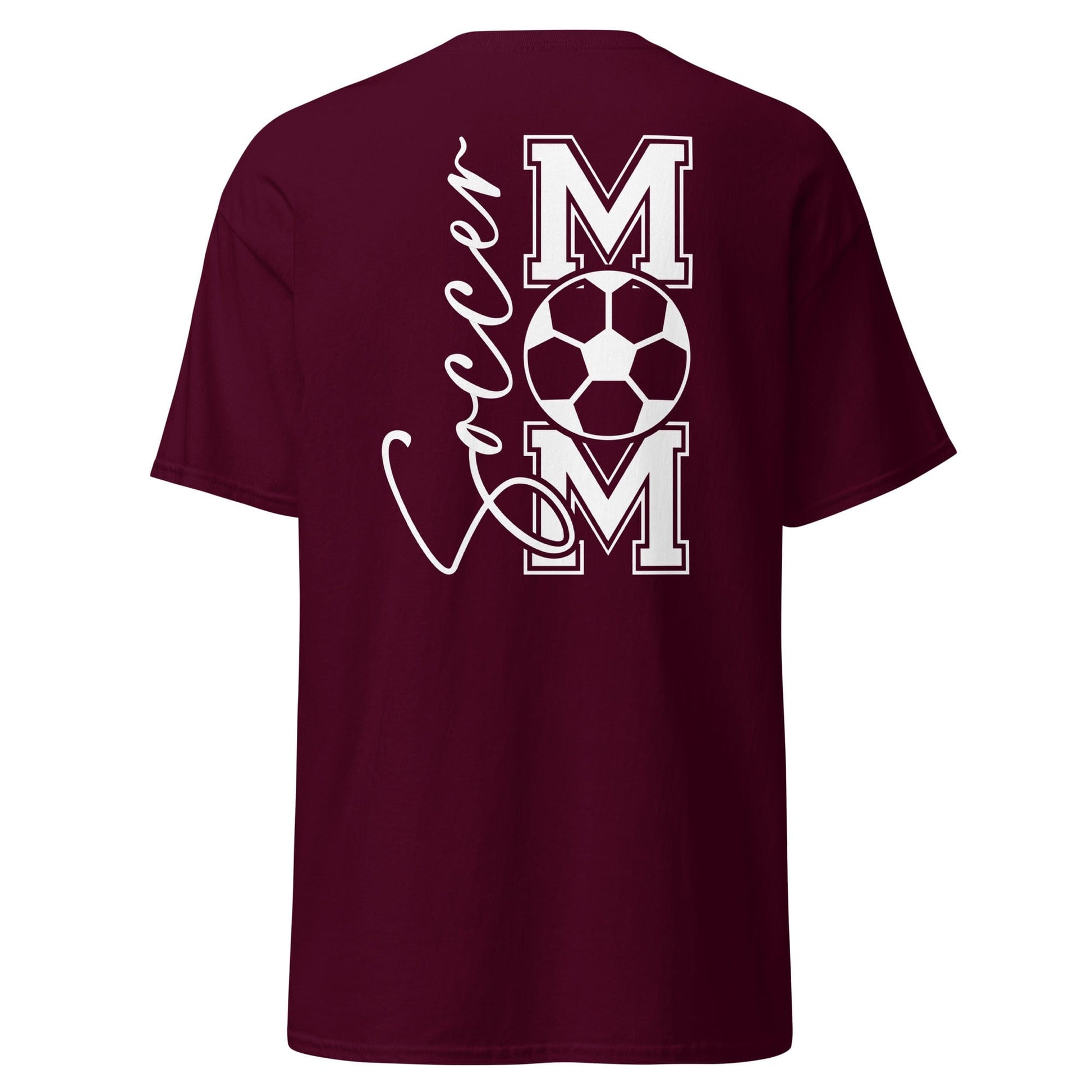 Soccer Mom Shirt (back) Maroon / S Spirit Gear Collective T-Shirt