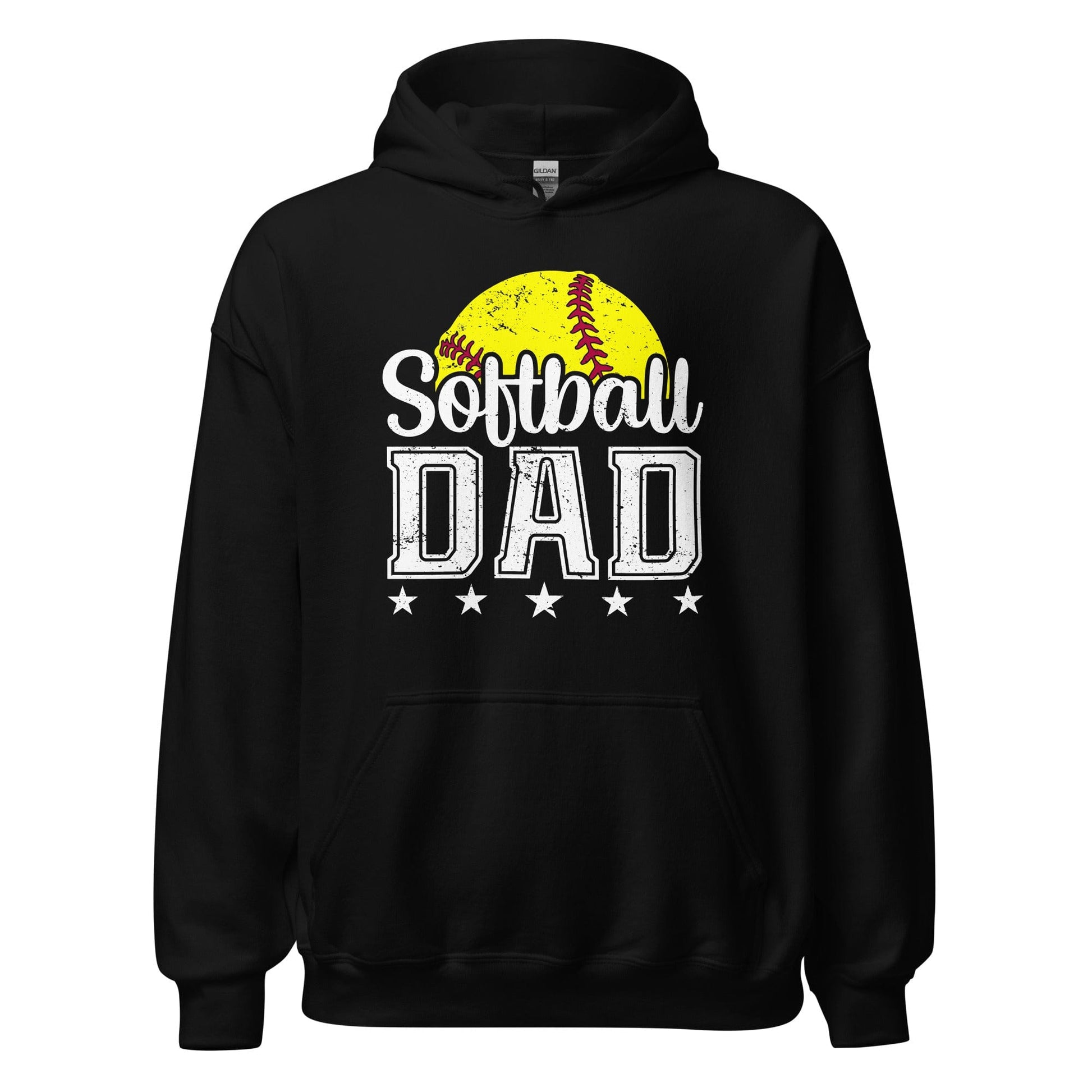 Softball Dad Hoodie Black / S Spirit Gear Collective Hoodie