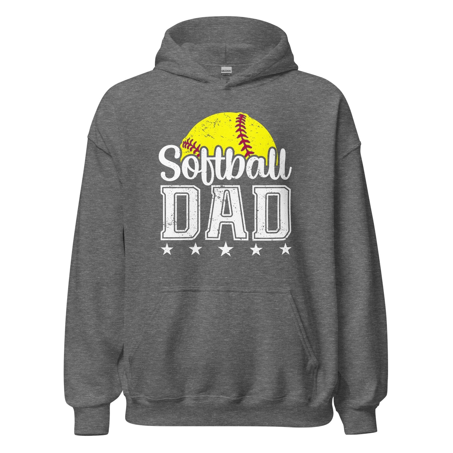 Softball Dad Hoodie Graphite Heather / S Spirit Gear Collective Hoodie