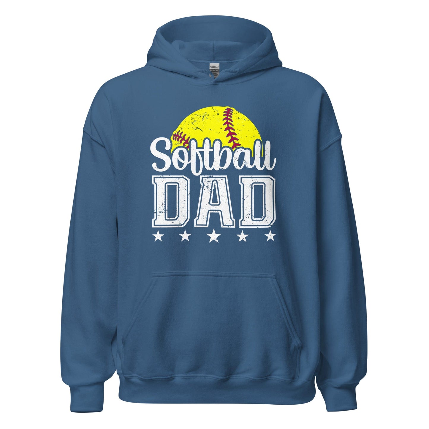 Softball Dad Hoodie Indigo Blue / S Spirit Gear Collective Hoodie