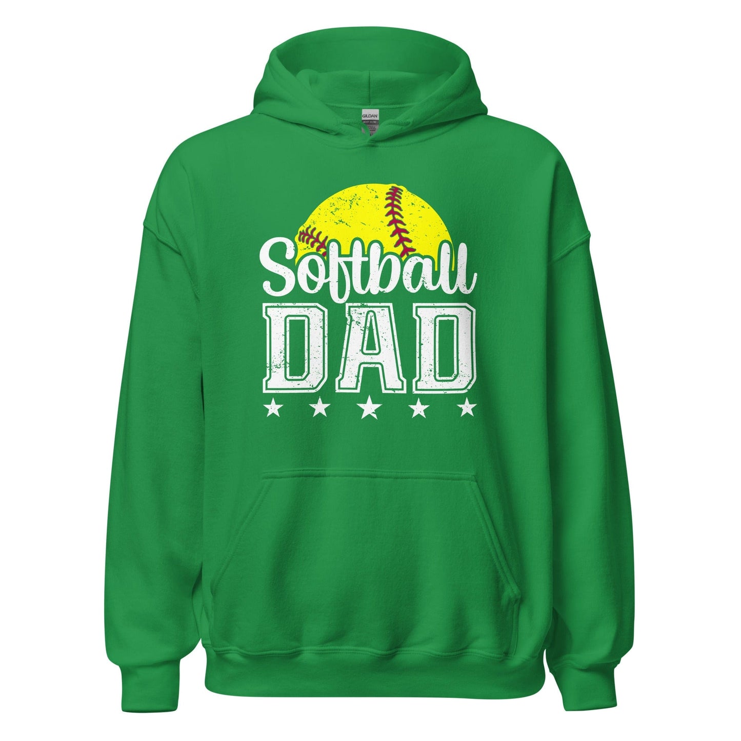 Softball Dad Hoodie Irish Green / S Spirit Gear Collective Hoodie