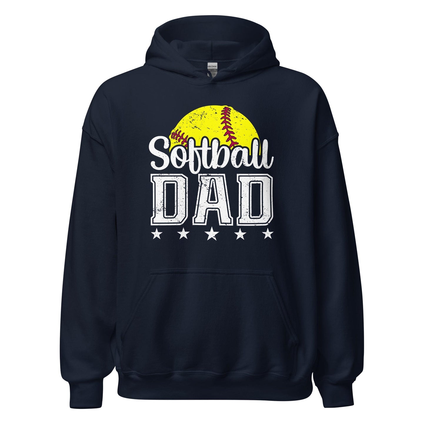 Softball Dad Hoodie Navy / S Spirit Gear Collective Hoodie