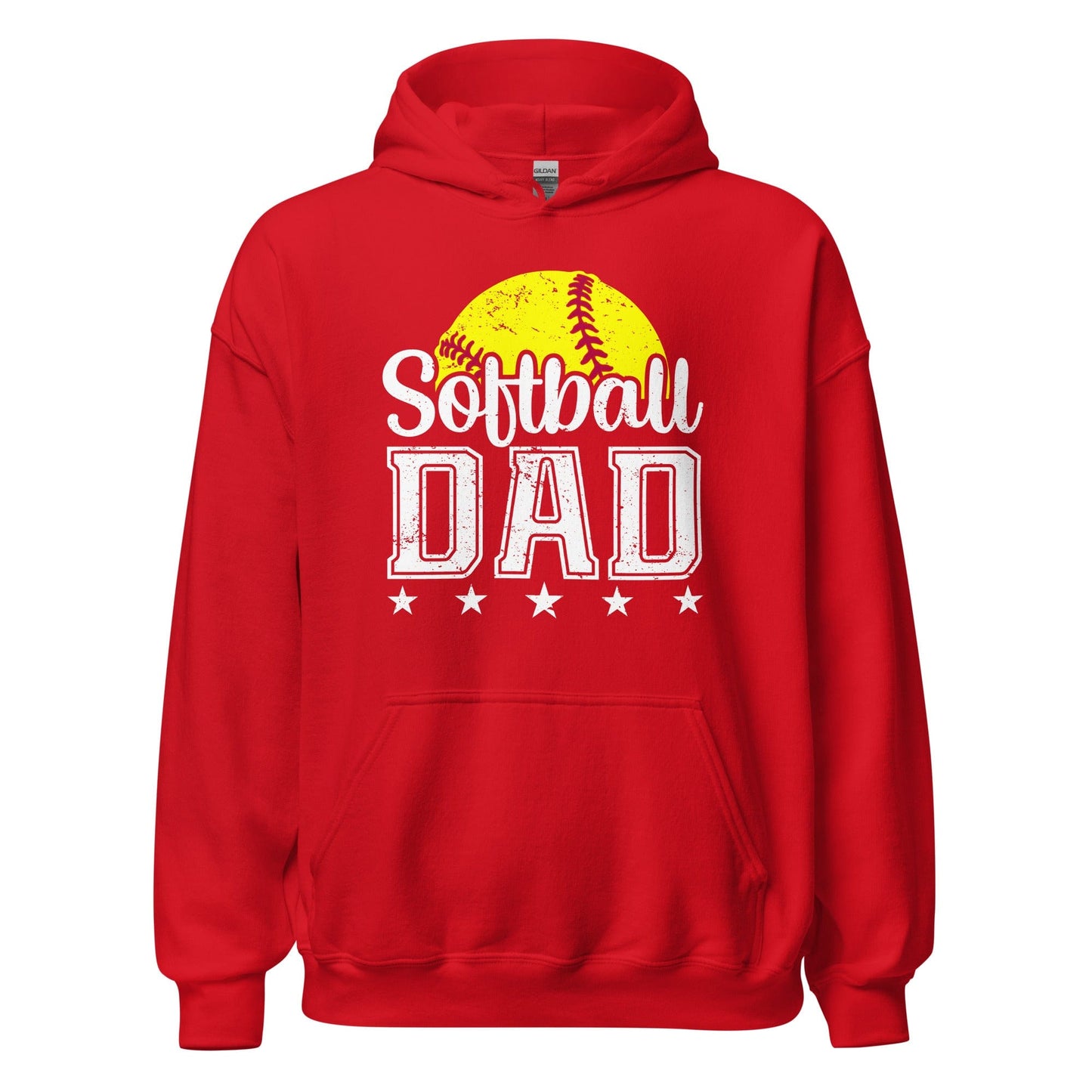 Softball Dad Hoodie Red / S Spirit Gear Collective Hoodie