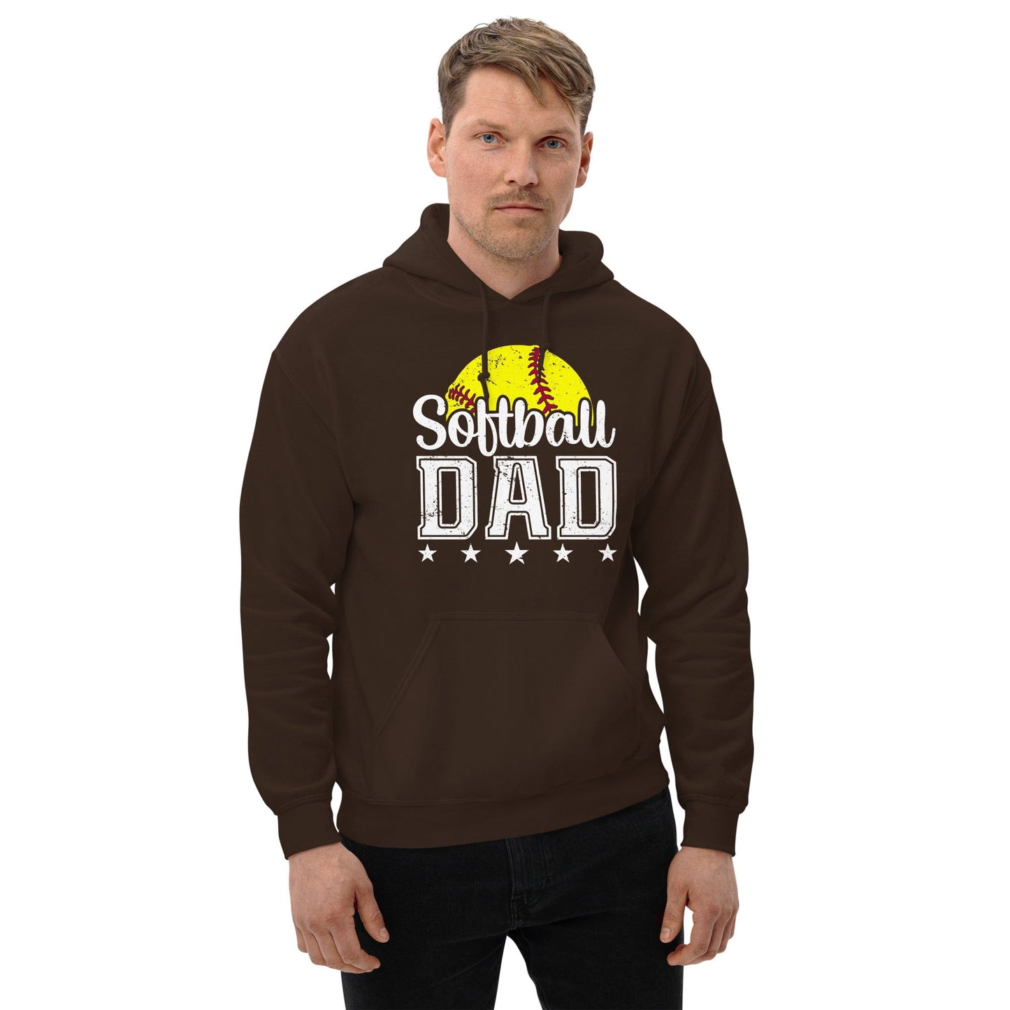 Softball Dad Hoodie Spirit Gear Collective Hoodie