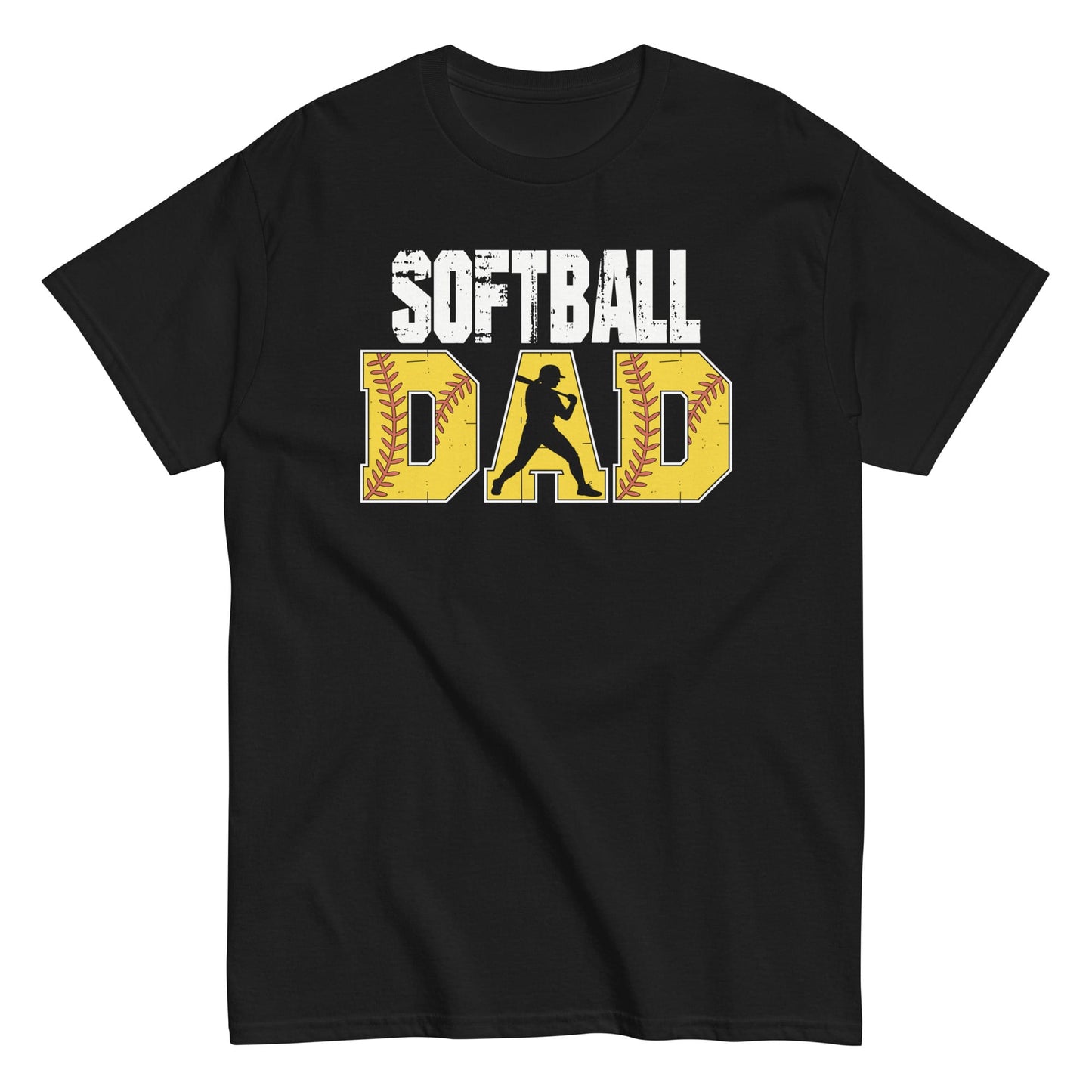 Softball Dad Shirt – Bold Game Day Tee for Proud Sports Fathers | Softball Fan Apparel Black / S Spirit Gear Collective T-Shirt