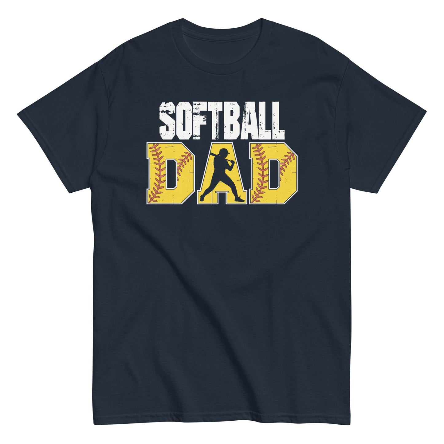 Softball Dad Shirt – Bold Game Day Tee for Proud Sports Fathers | Softball Fan Apparel Navy / S Spirit Gear Collective T-Shirt