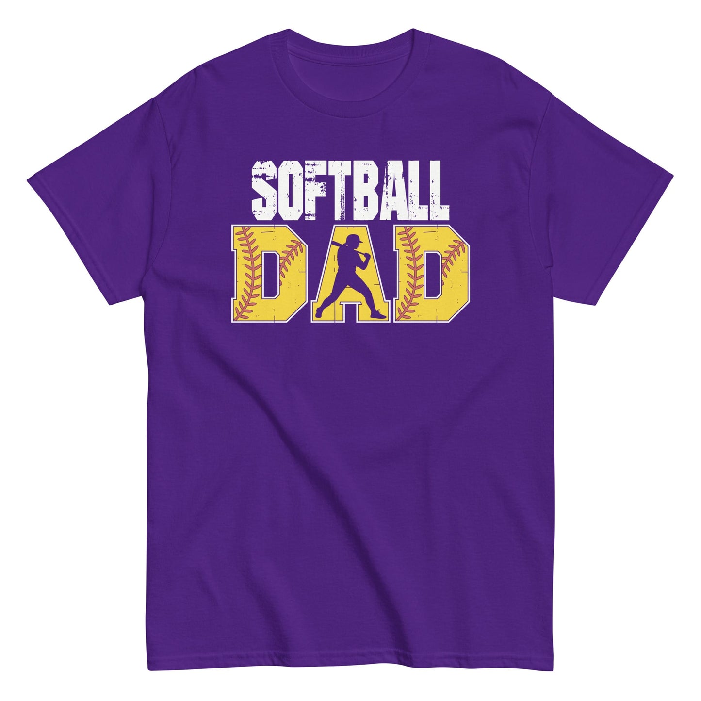 Softball Dad Shirt – Bold Game Day Tee for Proud Sports Fathers | Softball Fan Apparel Purple / S Spirit Gear Collective T-Shirt