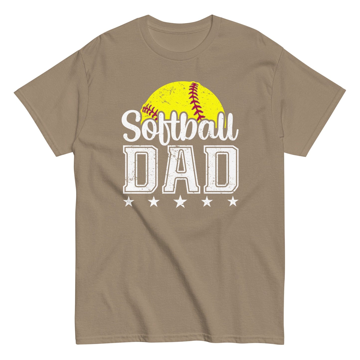 Softball Dad Shirt Brown Savana / S Spirit Gear Collective T-Shirt