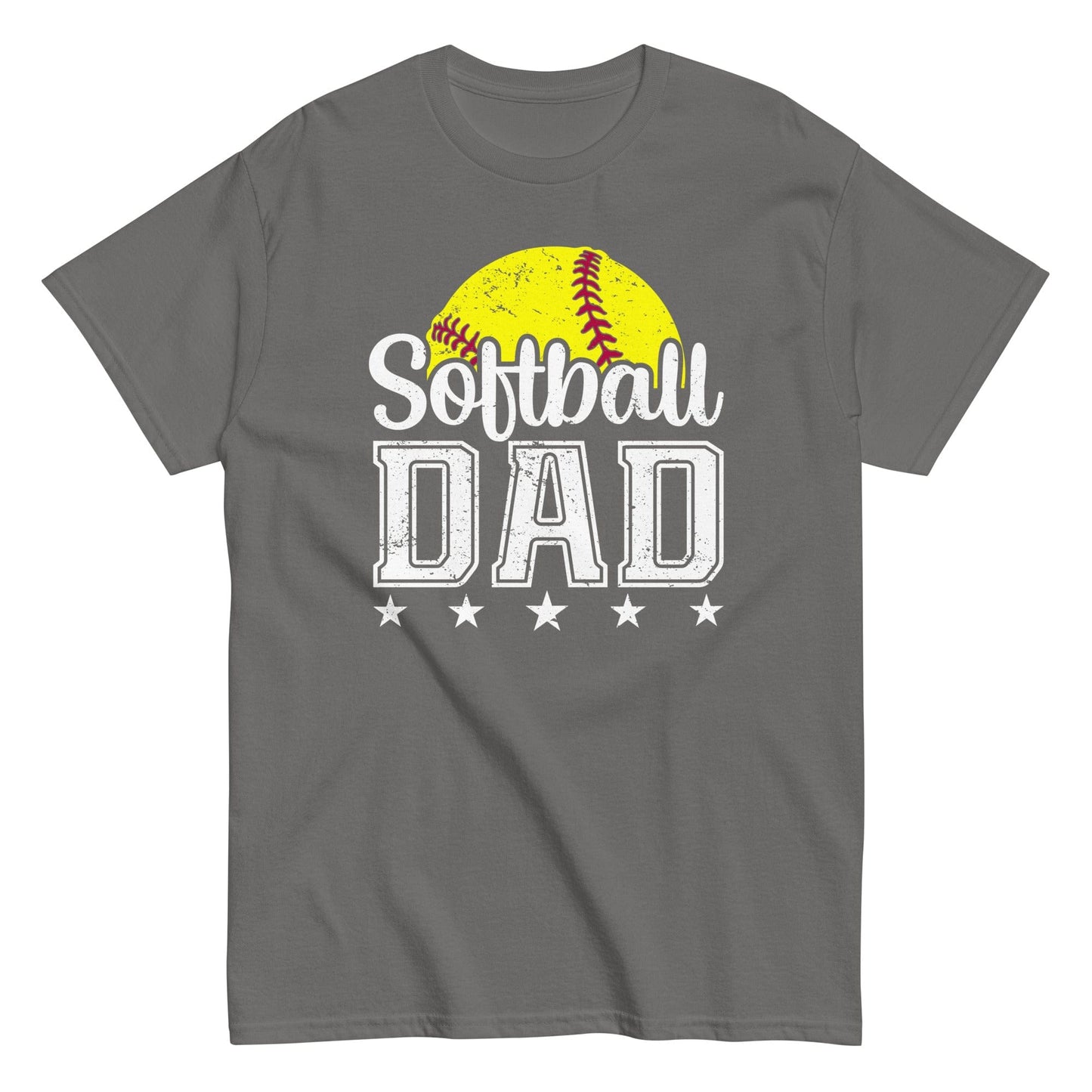 Softball Dad Shirt Charcoal / S Spirit Gear Collective T-Shirt