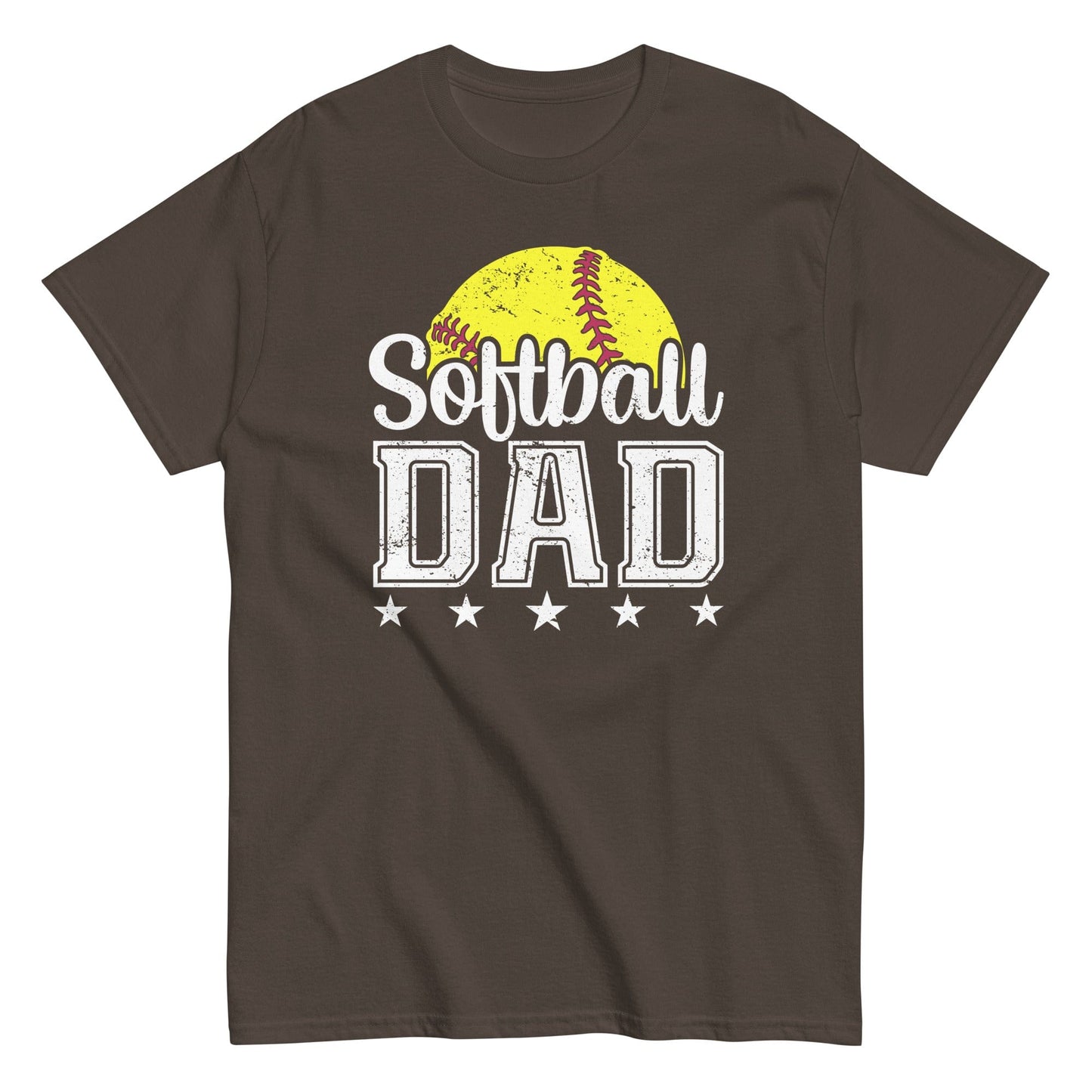 Softball Dad Shirt Dark Chocolate / S Spirit Gear Collective T-Shirt