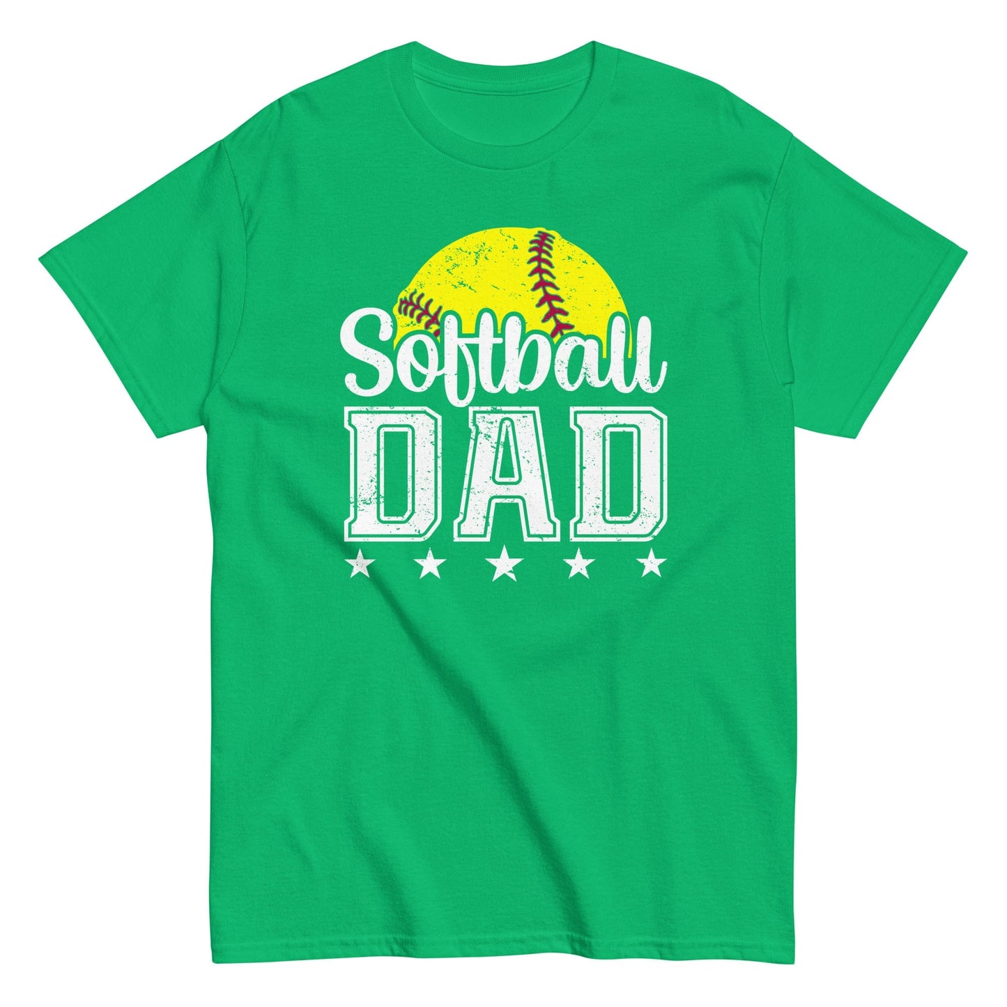 Softball Dad Shirt Irish Green / S Spirit Gear Collective T-Shirt