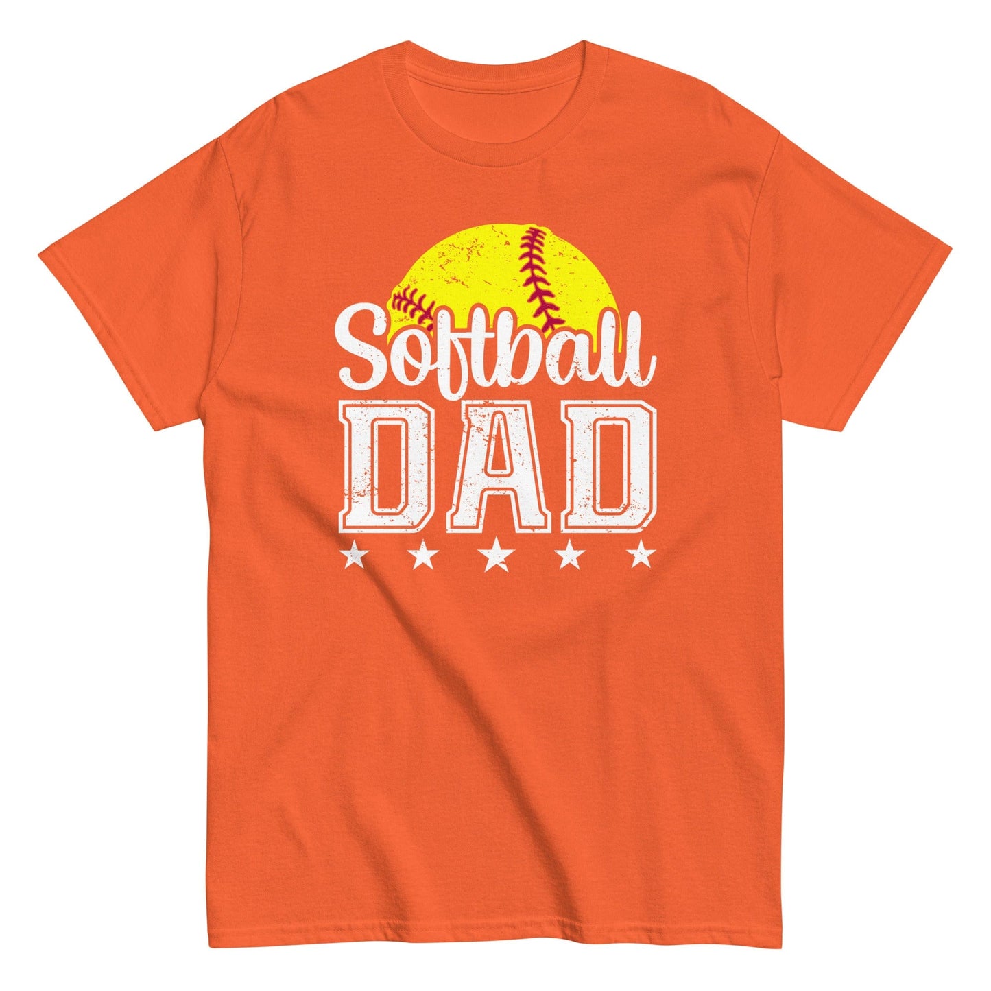 Softball Dad Shirt Orange / S Spirit Gear Collective T-Shirt