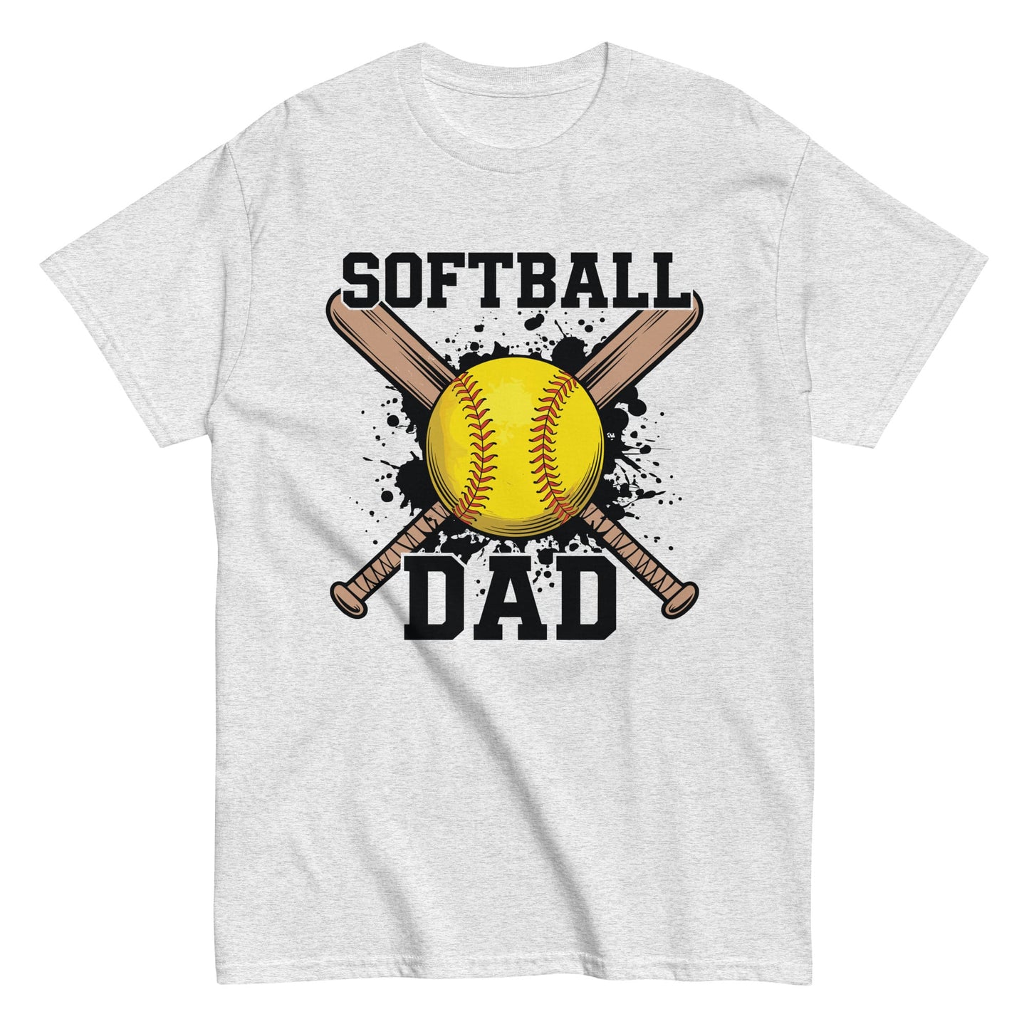 Softball Dad T-Shirt – Proud Softball Dad Shirt, Game Day Spirit Tee Ash / S Spirit Gear Collective T-Shirt