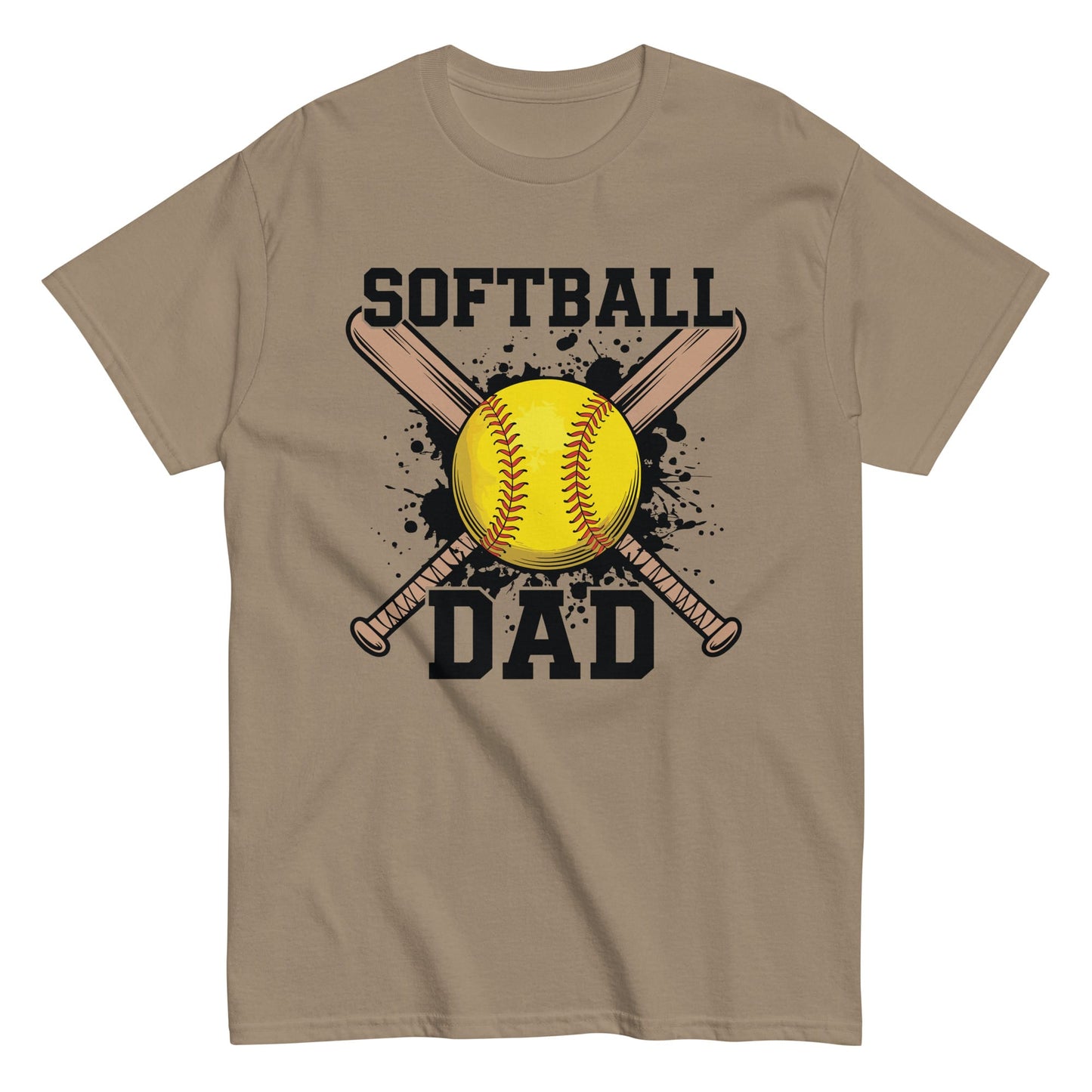 Softball Dad T-Shirt – Proud Softball Dad Shirt, Game Day Spirit Tee Brown Savana / S Spirit Gear Collective T-Shirt