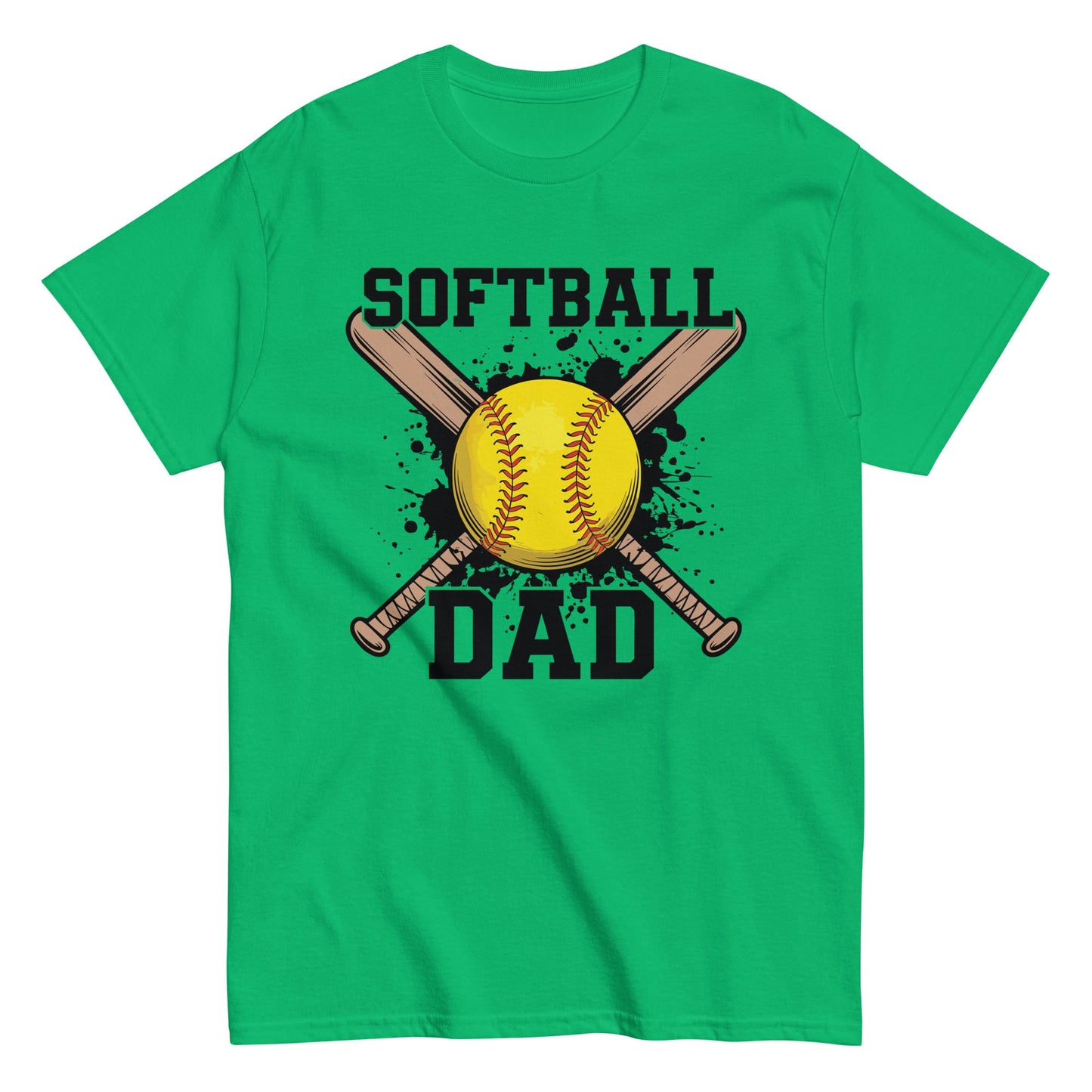 Softball Dad T-Shirt – Proud Softball Dad Shirt, Game Day Spirit Tee Irish Green / S Spirit Gear Collective T-Shirt