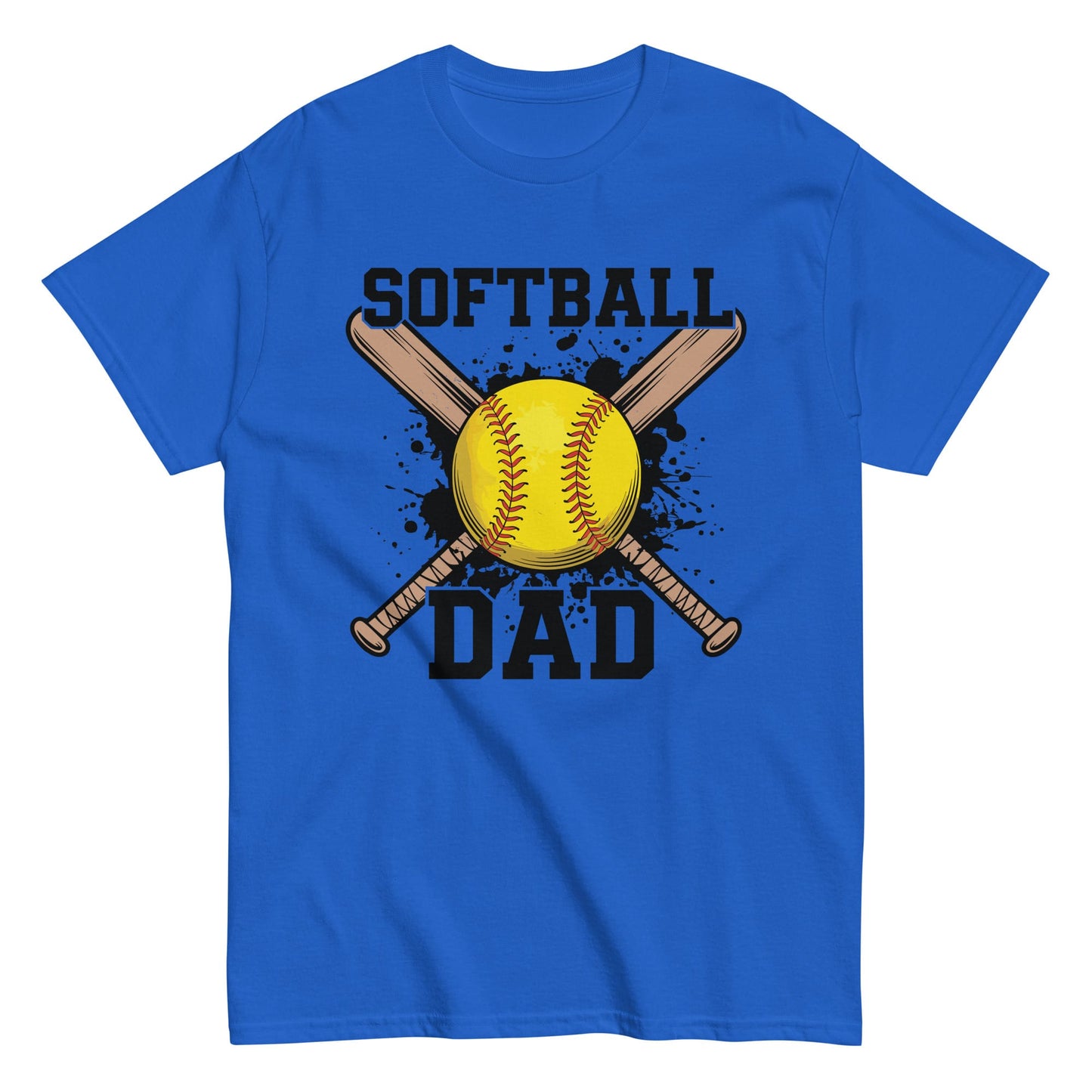 Softball Dad T-Shirt – Proud Softball Dad Shirt, Game Day Spirit Tee Royal / S Spirit Gear Collective T-Shirt
