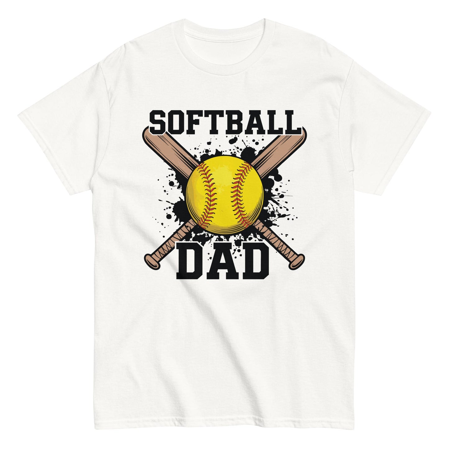 Softball Dad T-Shirt – Proud Softball Dad Shirt, Game Day Spirit Tee White / S Spirit Gear Collective T-Shirt