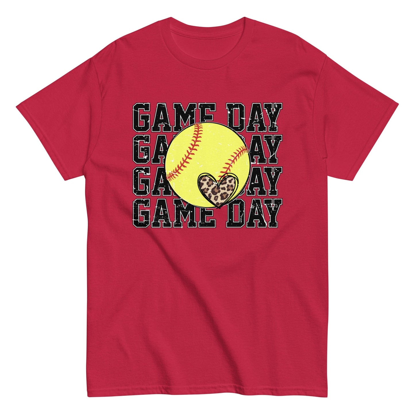 Softball Game Day Shirt Cardinal / S Spirit Gear Collective T-Shirt