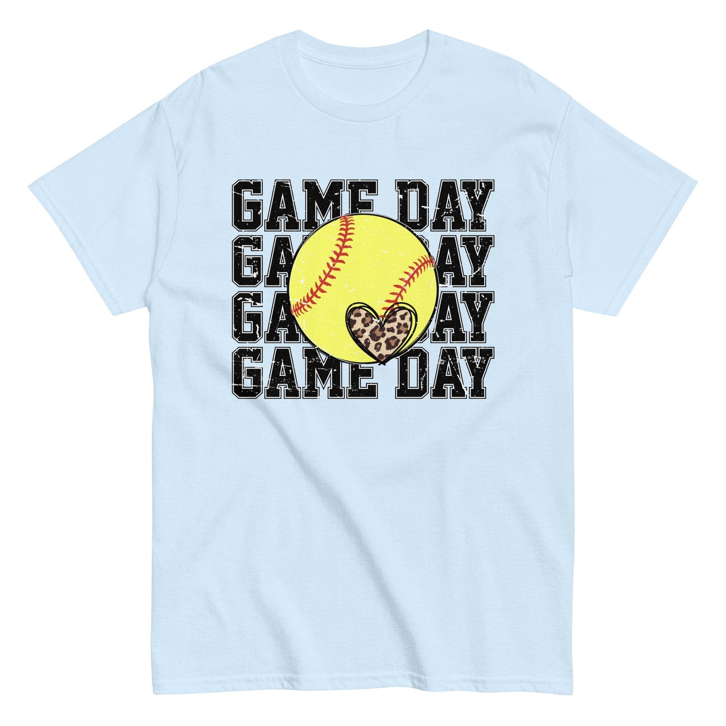 Softball Game Day Shirt Light Blue / S Spirit Gear Collective T-Shirt