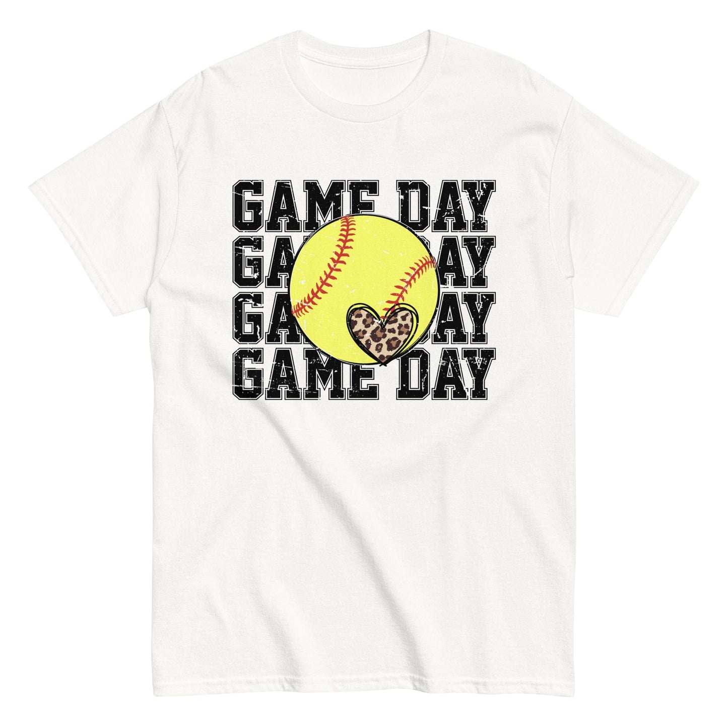 Softball Game Day Shirt White / S Spirit Gear Collective T-Shirt