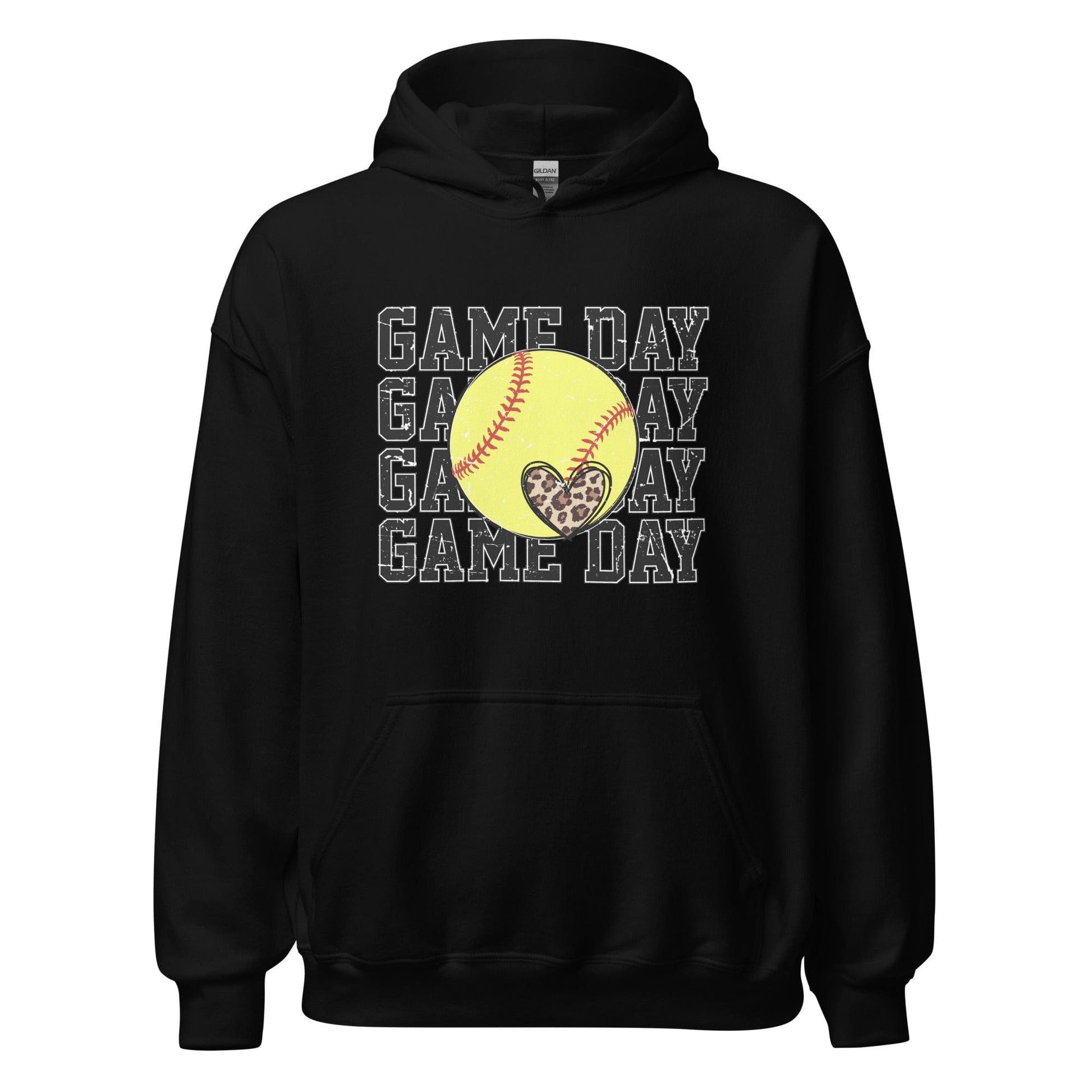 Softball Gameday Hoodie Black / S Spirit Gear Collective Hoodie