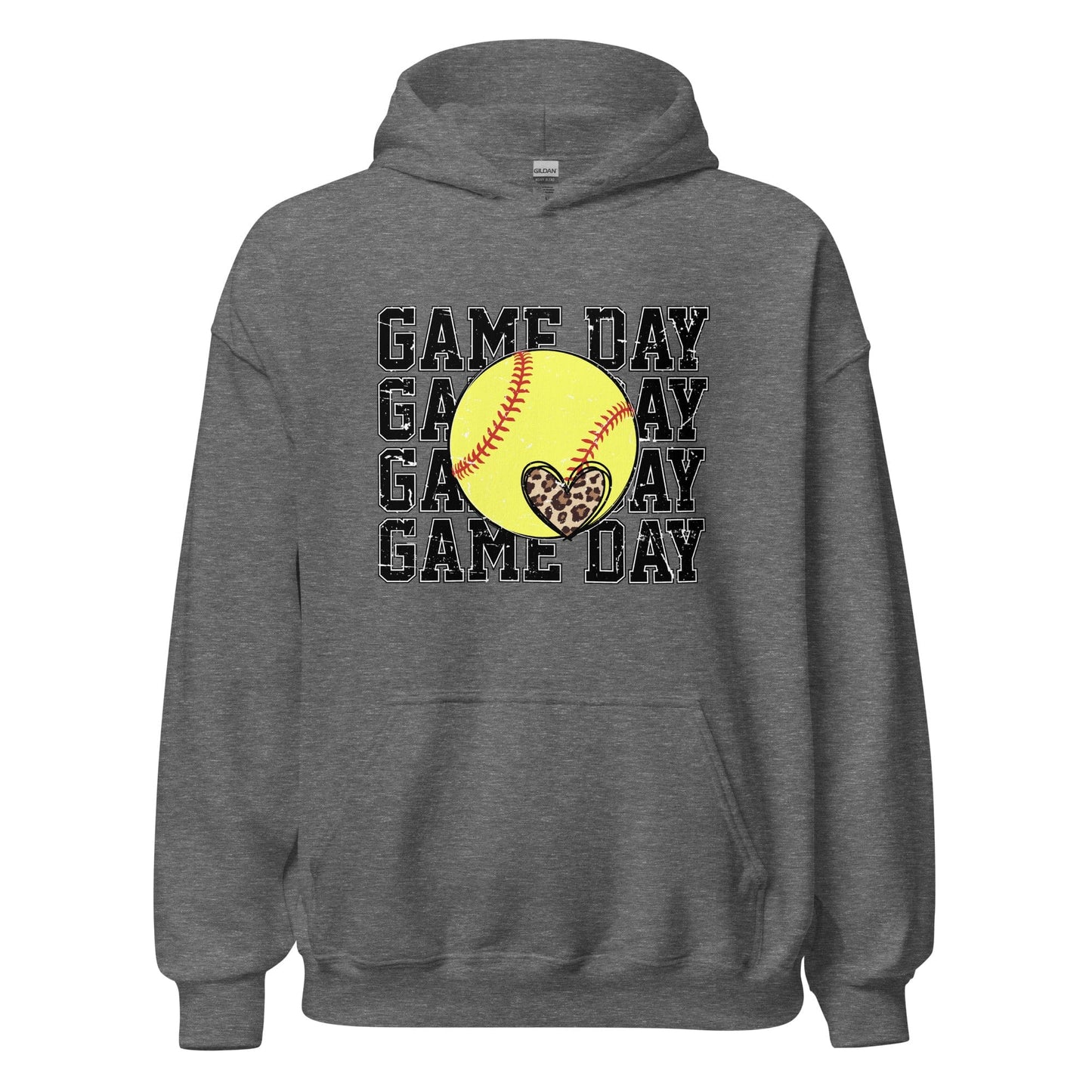 Softball Gameday Hoodie Graphite Heather / S Spirit Gear Collective Hoodie