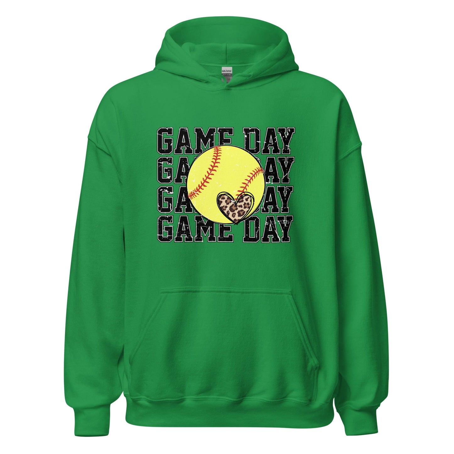 Softball Gameday Hoodie Irish Green / S Spirit Gear Collective Hoodie