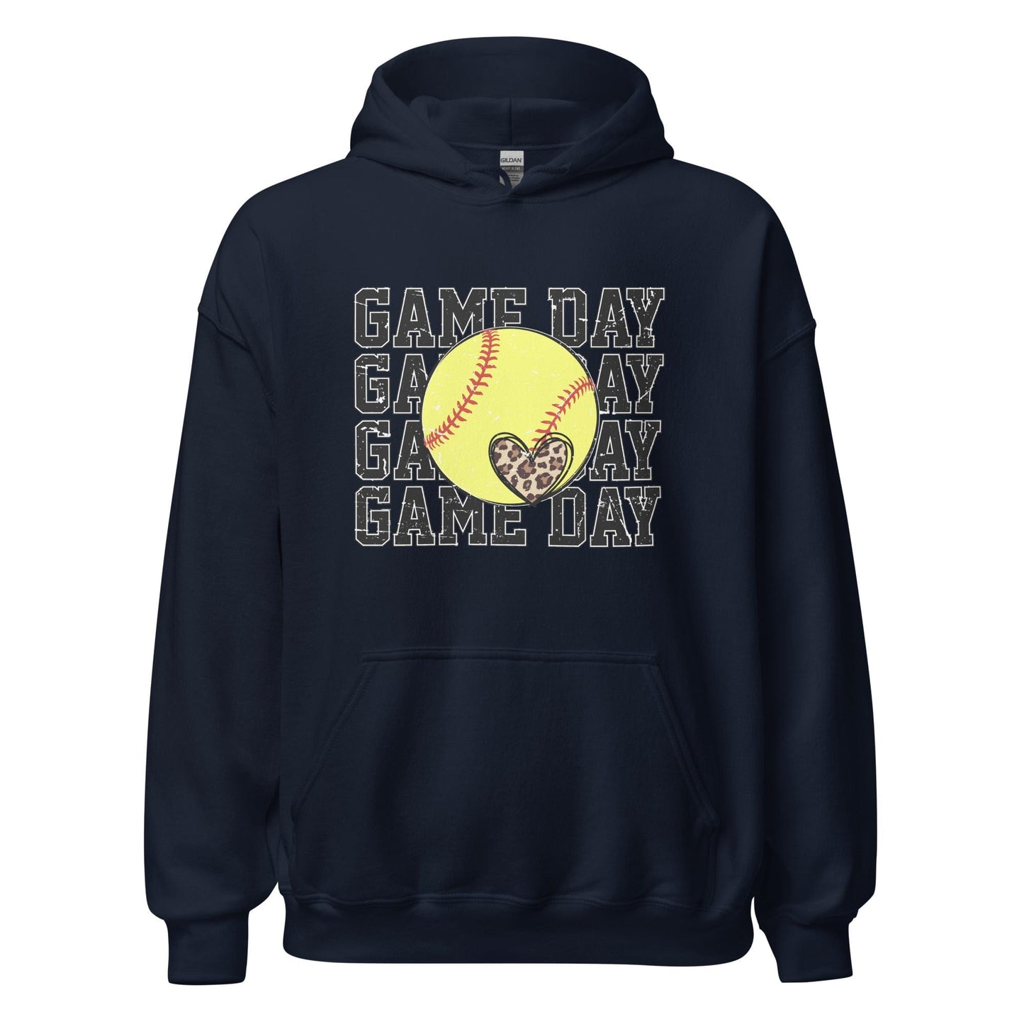 Softball Gameday Hoodie Navy / S Spirit Gear Collective Hoodie