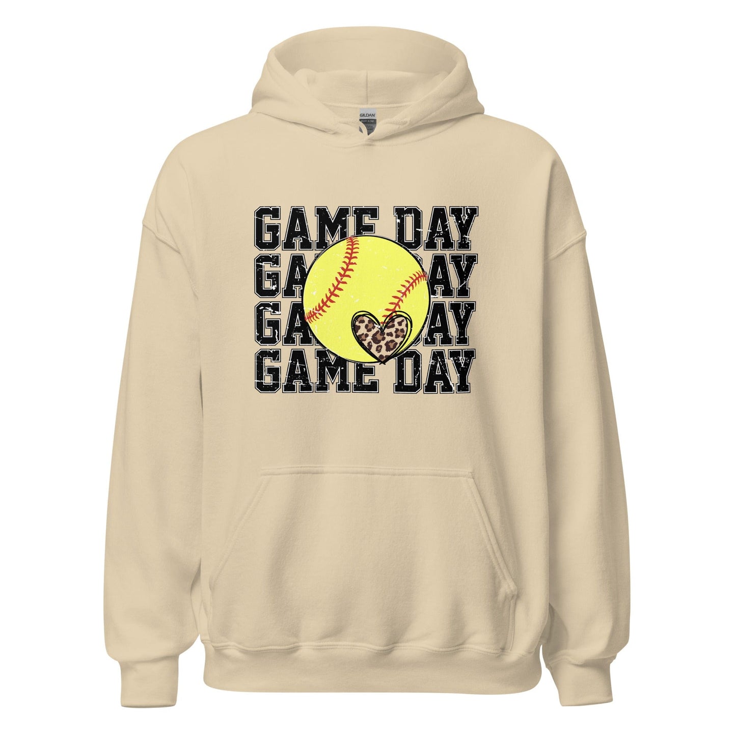 Softball Gameday Hoodie Sand / S Spirit Gear Collective Hoodie