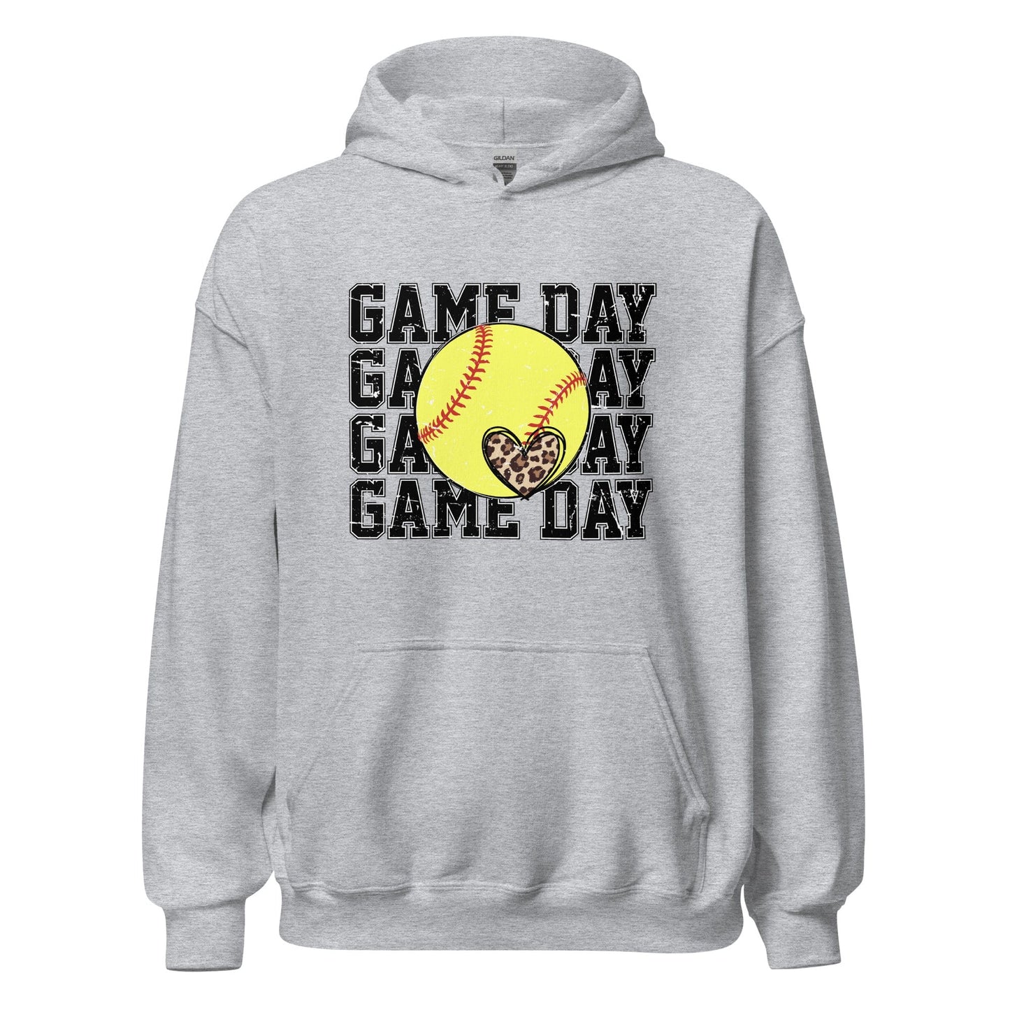 Softball Gameday Hoodie Sport Grey / S Spirit Gear Collective Hoodie