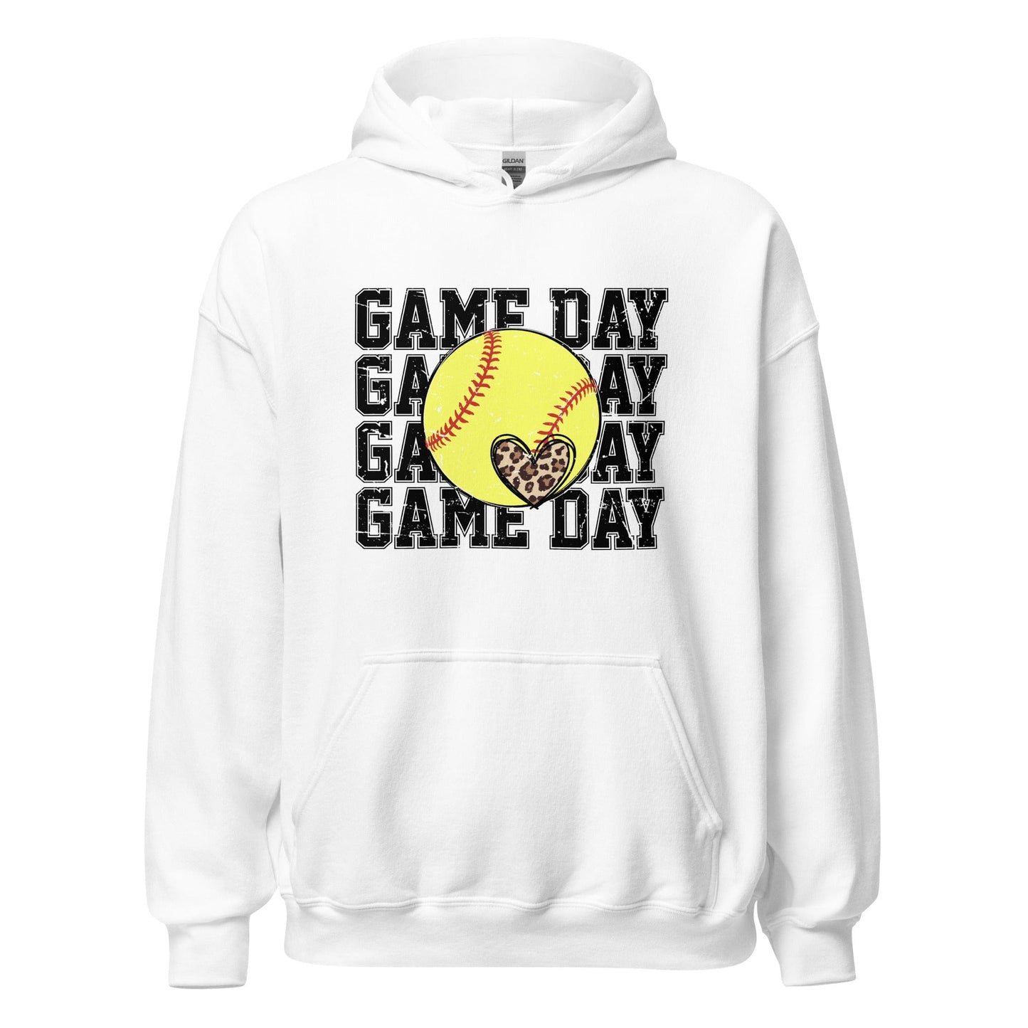 Softball Gameday Hoodie White / S Spirit Gear Collective Hoodie