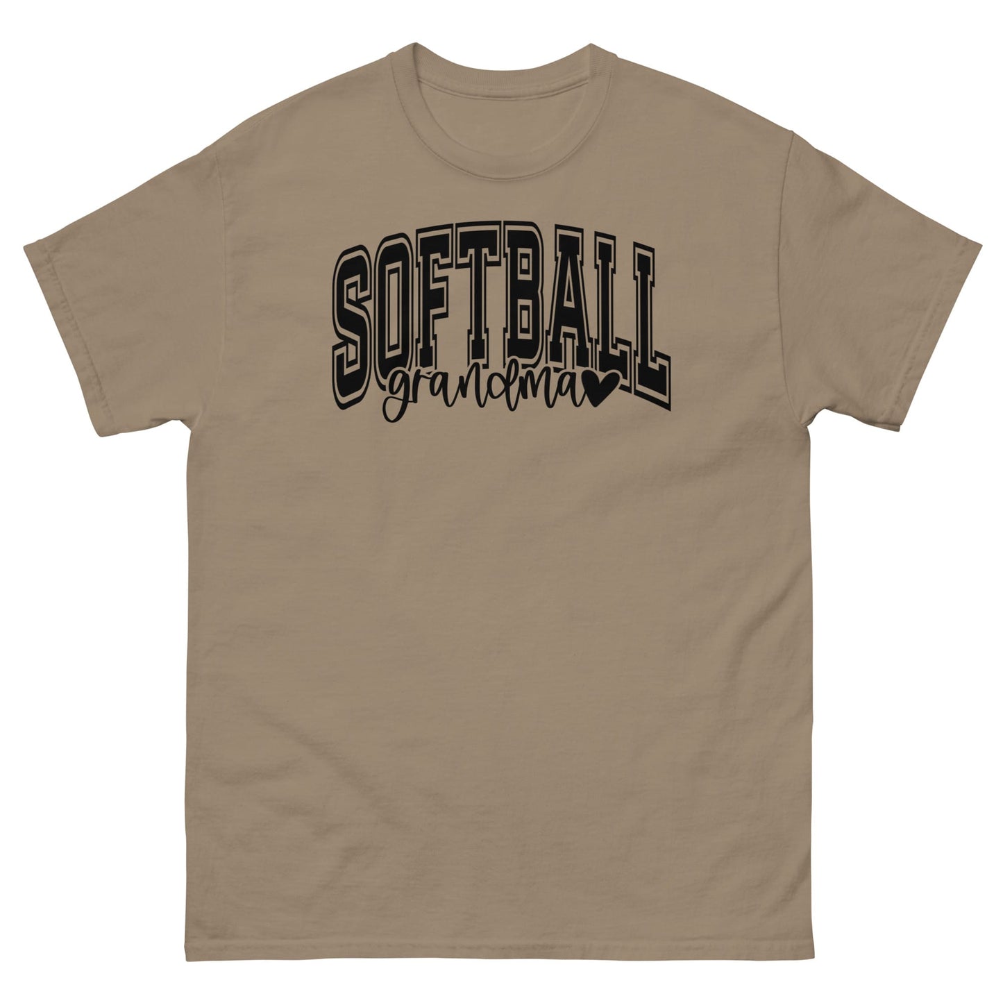 Softball Grandma Shirt – Cute Softball Grandma Tee Brown Savana / S Spirit Gear Collective T-Shirt
