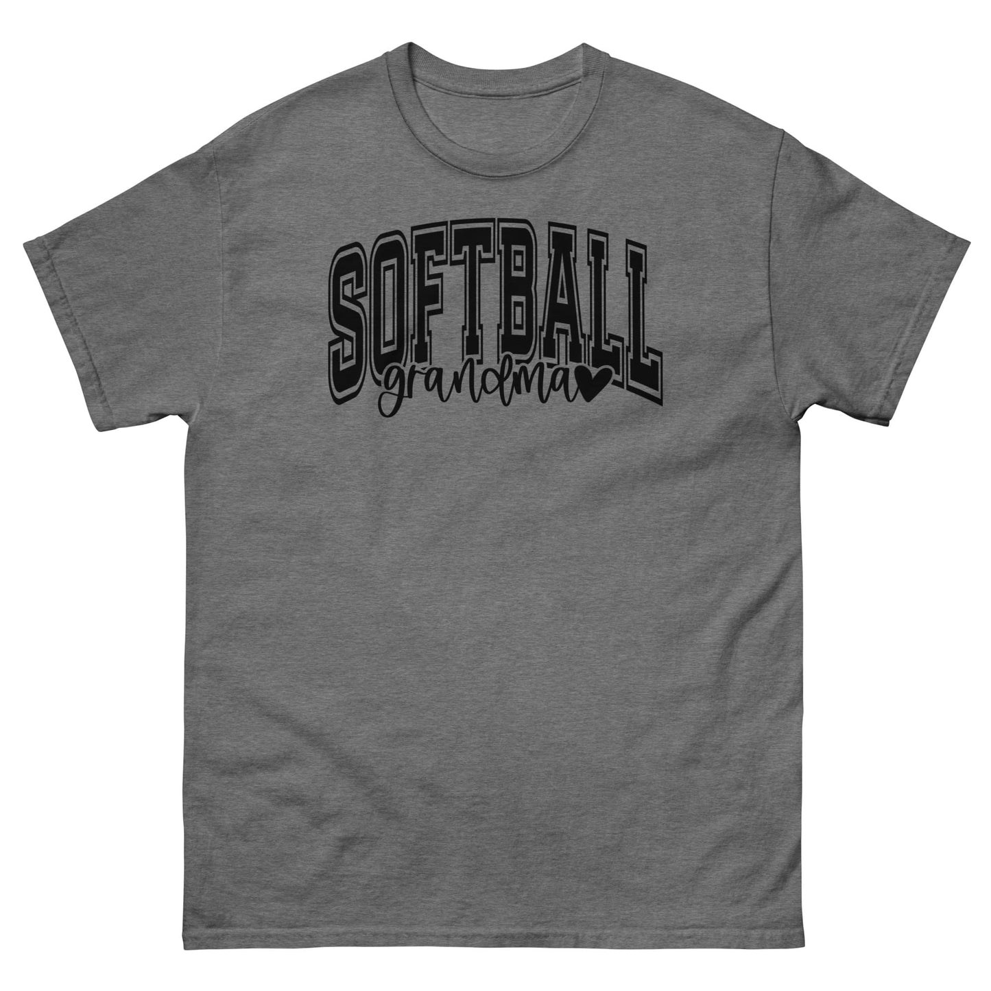 Softball Grandma Shirt – Cute Softball Grandma Tee Graphite Heather / S Spirit Gear Collective T-Shirt